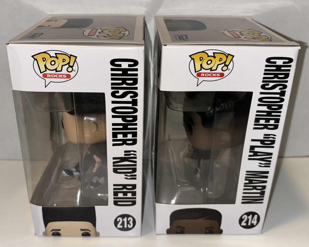 Photo 3 of NEW FUNKO POP! ROCKS VINYL FIGURE, 2-PACK KID N PLAY #213 CHRISTOPHER”KID” REID & #214 CHRISTOPHER “PLAY” MARTIN