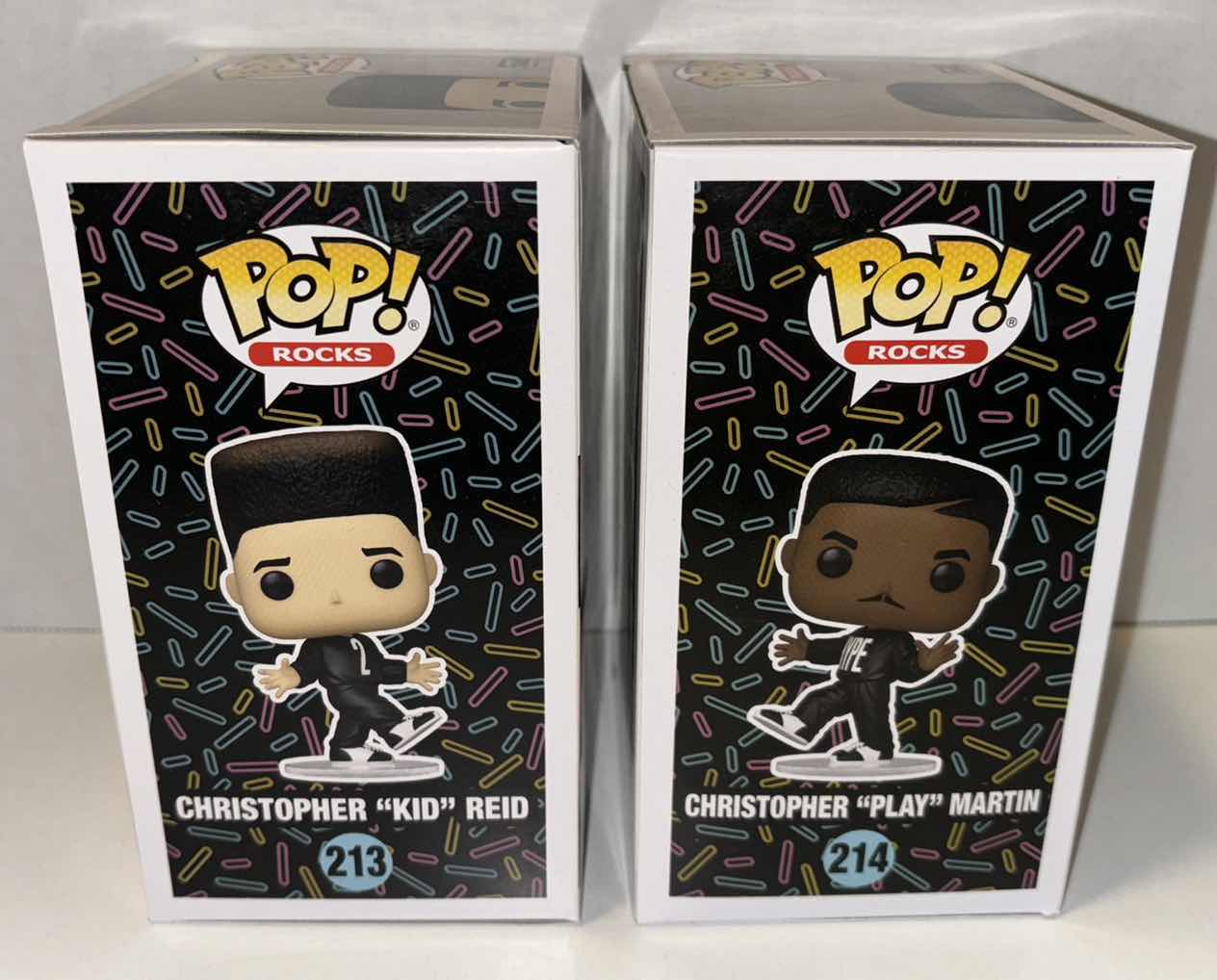 Photo 2 of NEW FUNKO POP! ROCKS VINYL FIGURE, 2-PACK KID N PLAY #213 CHRISTOPHER”KID” REID & #214 CHRISTOPHER “PLAY” MARTIN