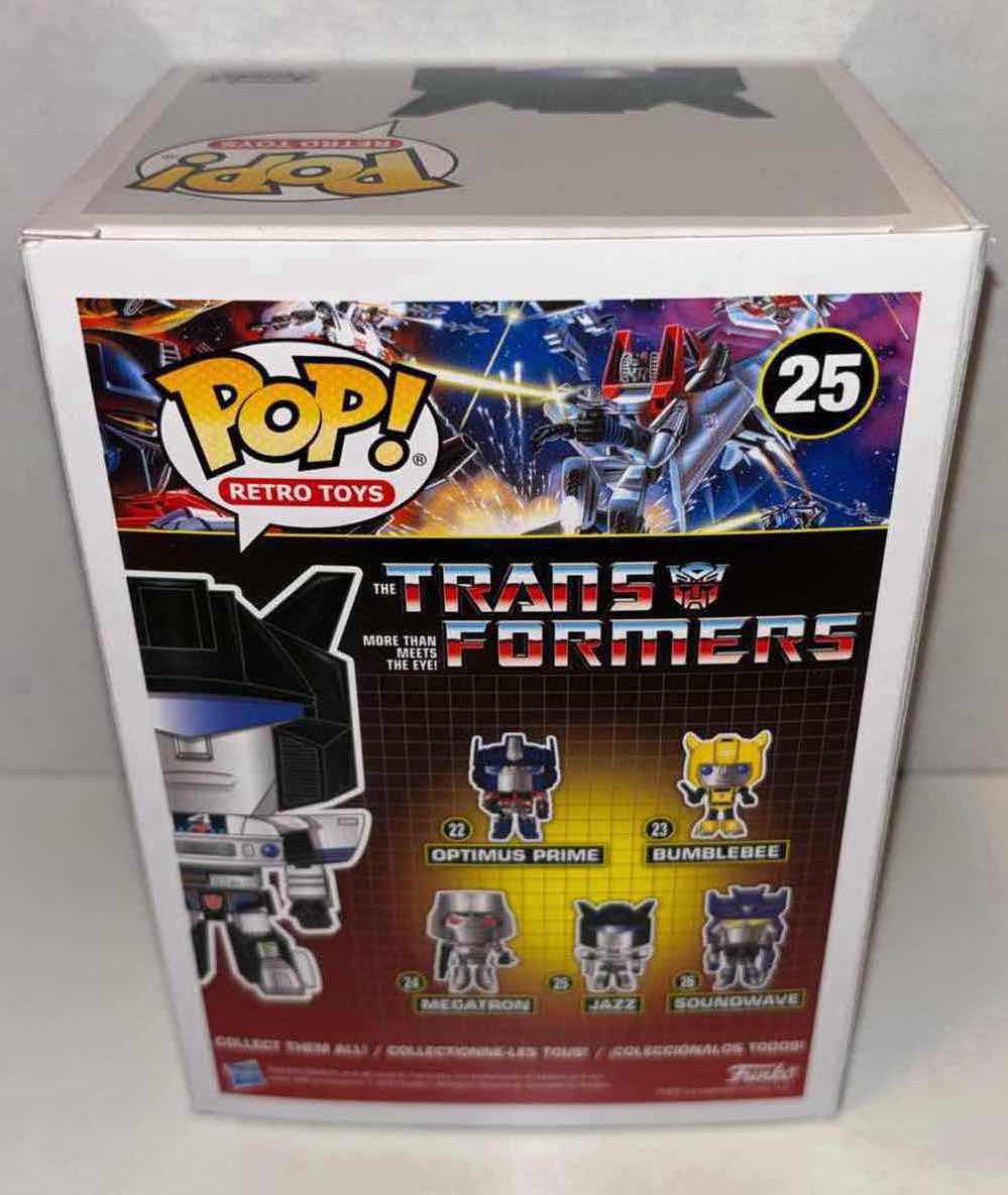 Photo 3 of LNEW FUNKO POP! RETRO TOYS VINYL FIGURE, 2-PACK TRANSFORMERS #25 JAZZ & POCKET POP! KEYCHAIN “MEGATRON”