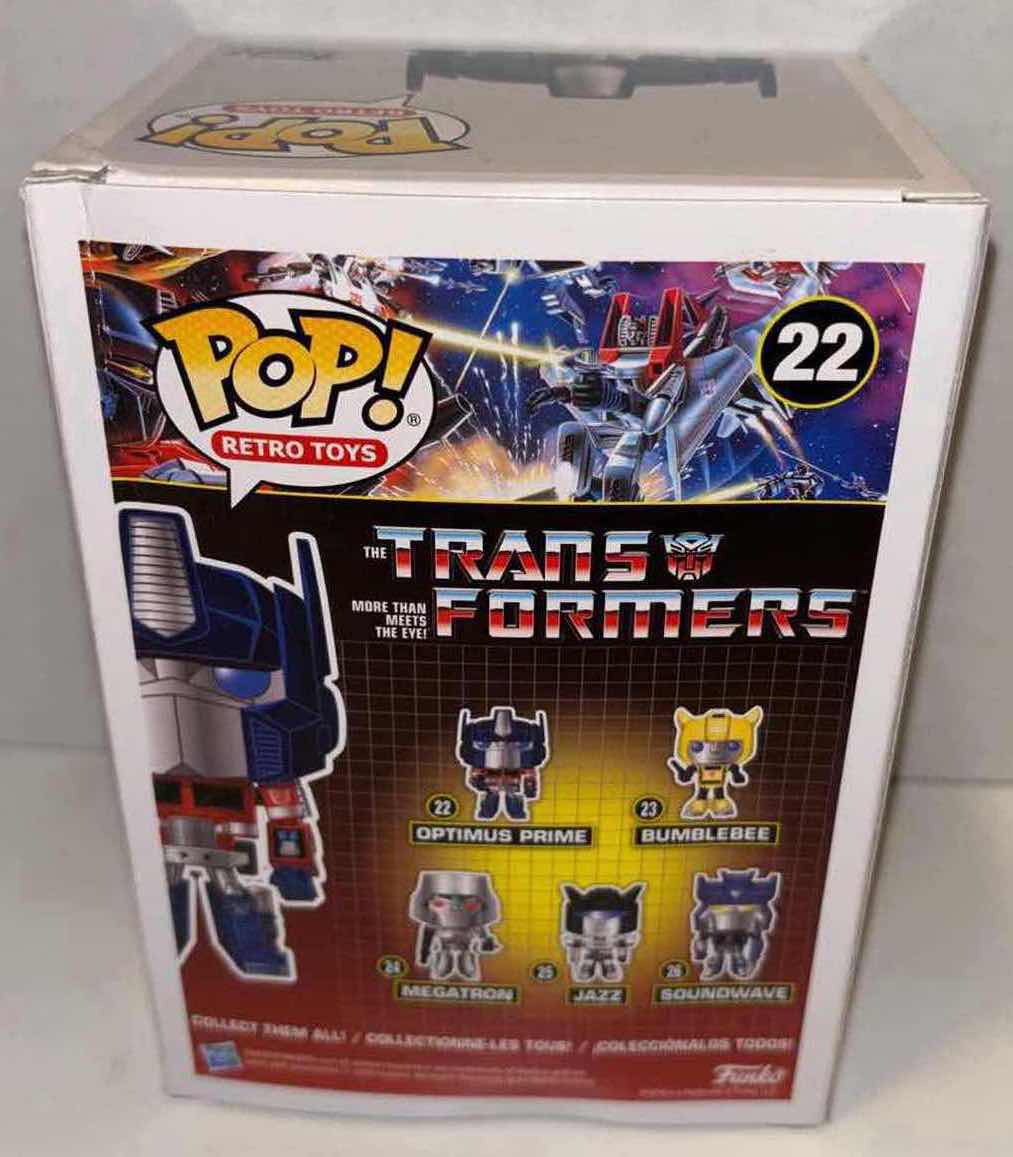 Photo 4 of NEW FUNKO POP! RETRO TOYS VINYL FIGURE, 2-PACK TRANSFORMERS #22 OPTIMUS PRIME & POCKET POP! KEYCHAIN “MEGATRON”