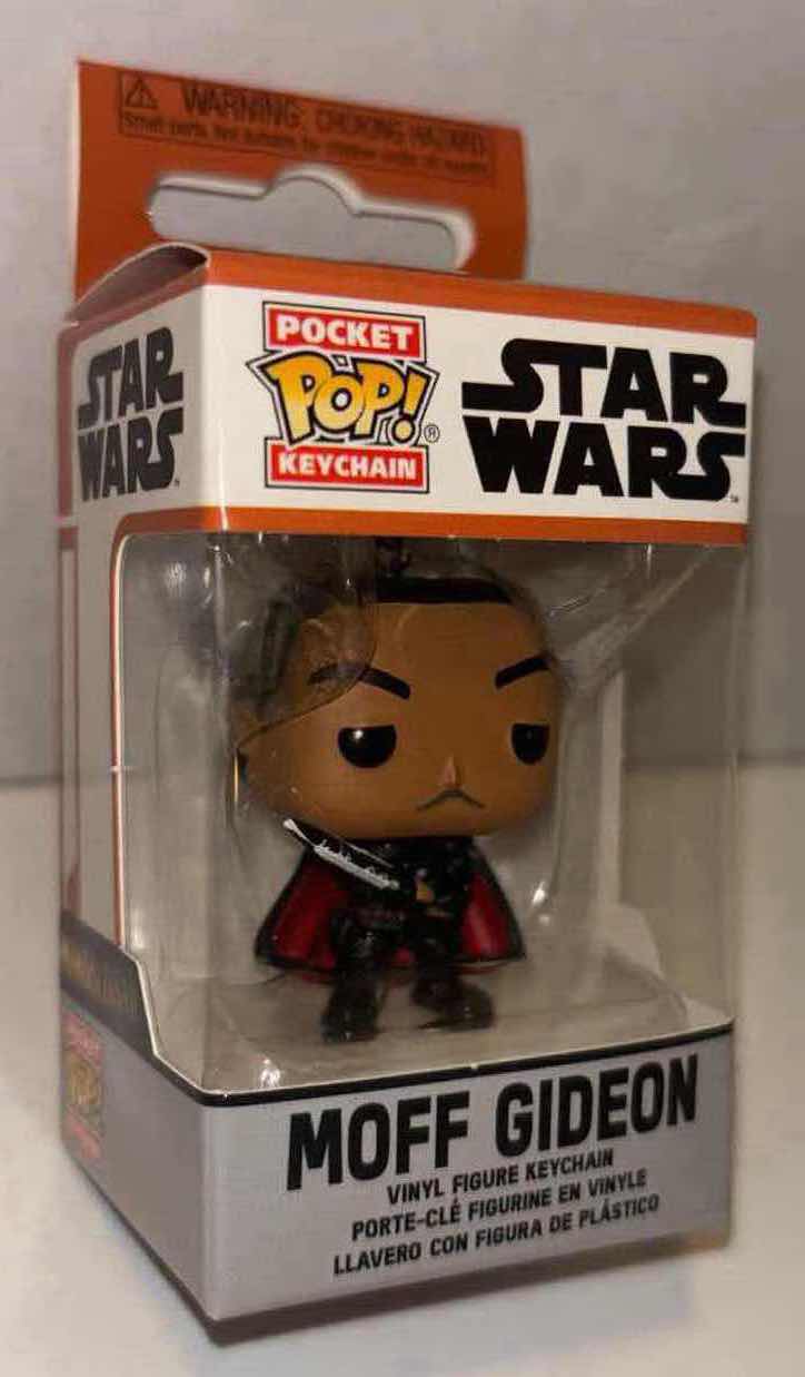 Photo 5 of NEW FUNKO POP! STAR WARS THE MANDALORIAN BOBBLE-HEAD VINYL FIGURE, 2-PACK #481 FENNEC SHAND & POCKET POP! KEYCHAIN “MOFF GIDEON”