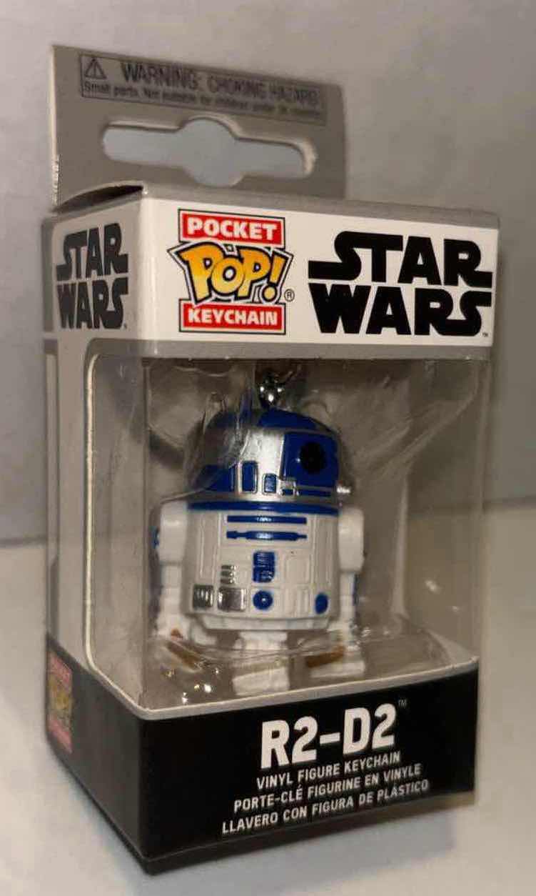 Photo 5 of NEW FUNKO POP! STAR WARS BOBBLEHEAD-HEAD VINYL FIGURE, 2-PACK #454 “C-3PO” TARGET EXCLUSIVE & FUNKO POCKET POP! KEYCHAIN “R2-D2”