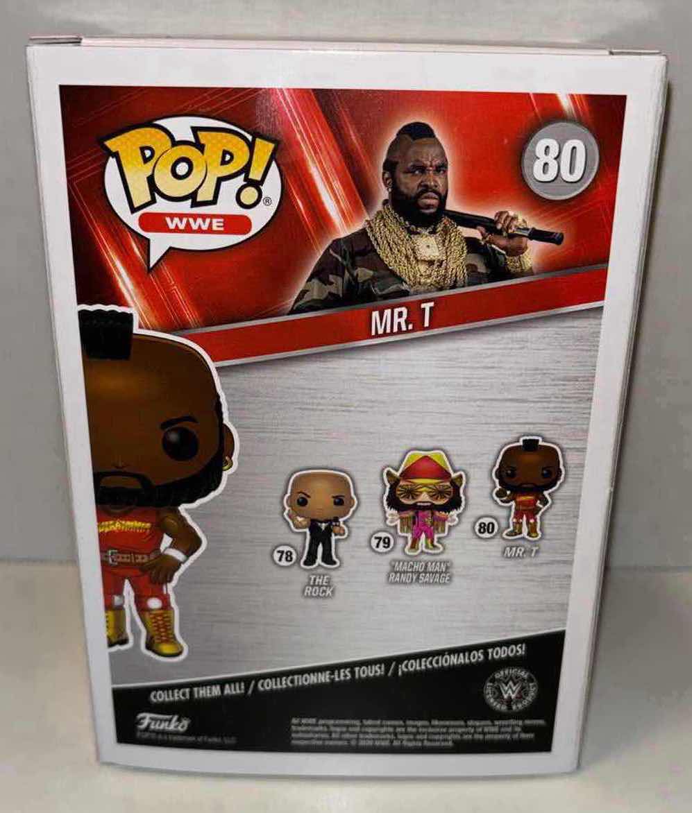 Photo 3 of NEW FUNKO POP! WWE VINYL FIGURE #80 “MR. T”