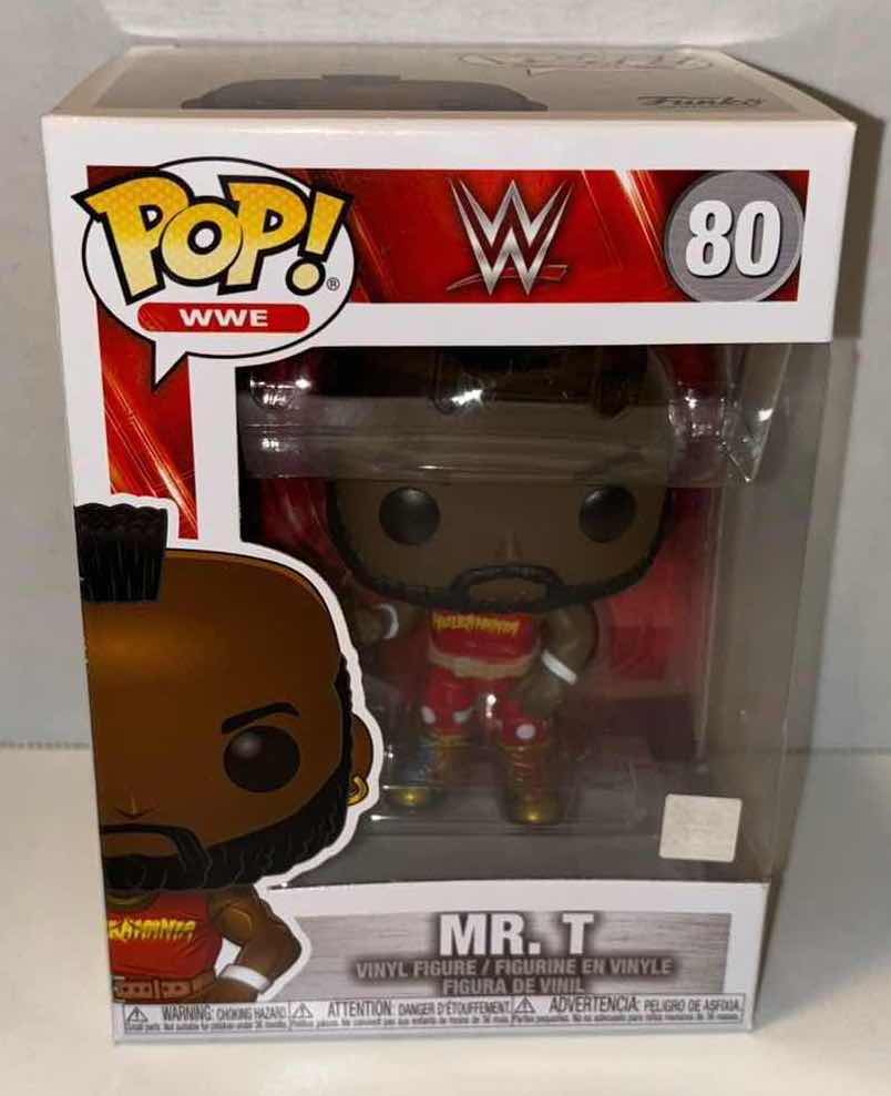 Photo 1 of NEW FUNKO POP! WWE VINYL FIGURE #80 “MR. T”