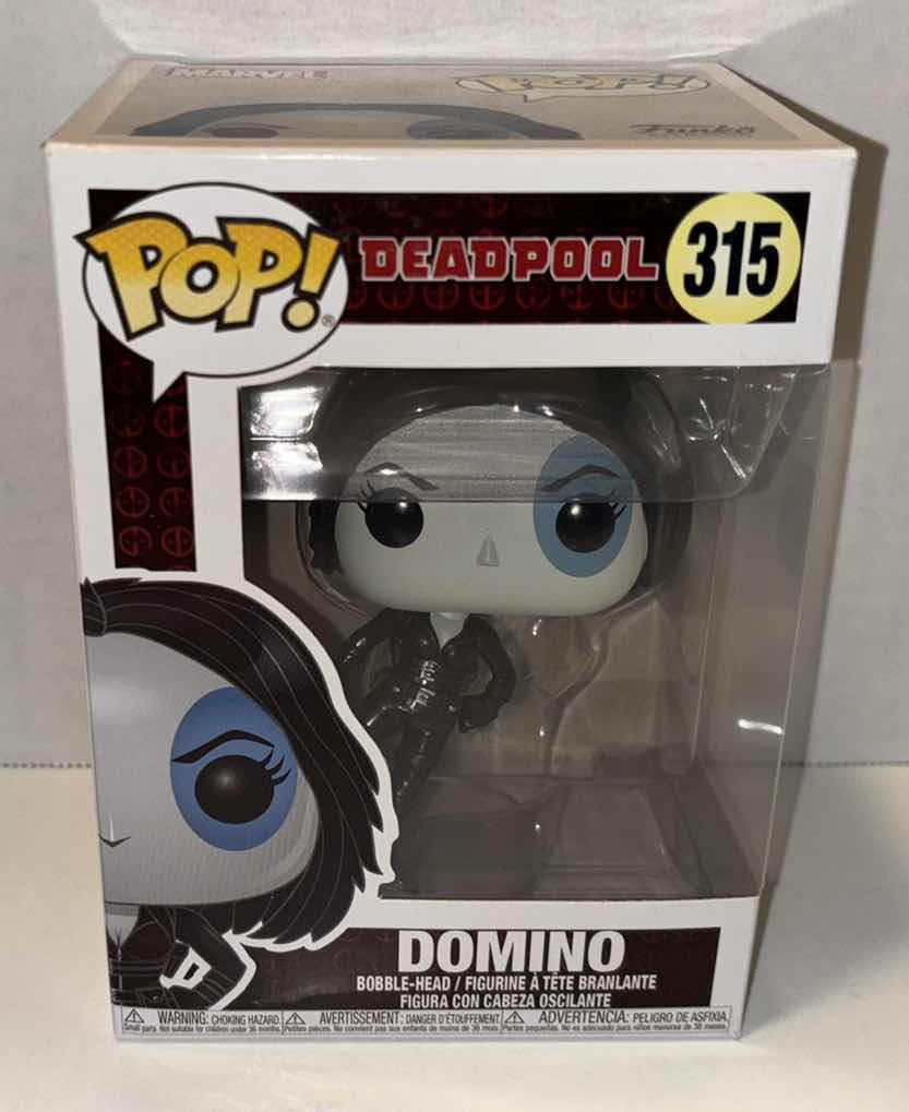 Photo 1 of NEW FUNKO POP! MARVEL BOBBLE-HEAD VINYL FIGURE, DEADPOOL #315 “DOMINO”