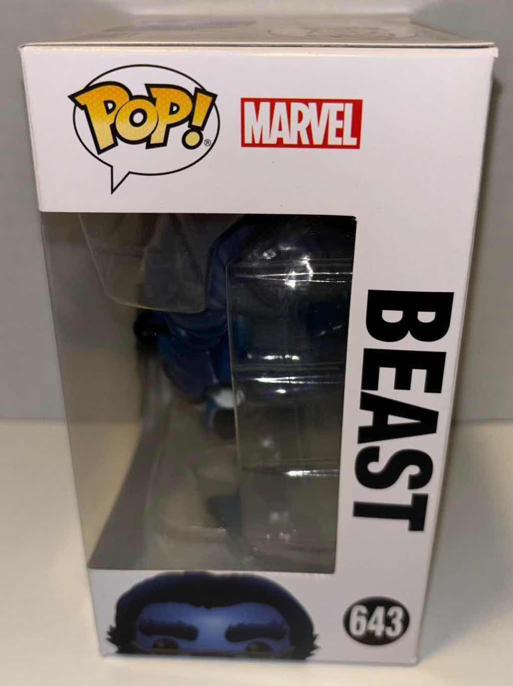 Photo 4 of NEW FUNKO POP! MARVEL BOBBLE-HEAD VINYL FIGURE, #643 BEAST