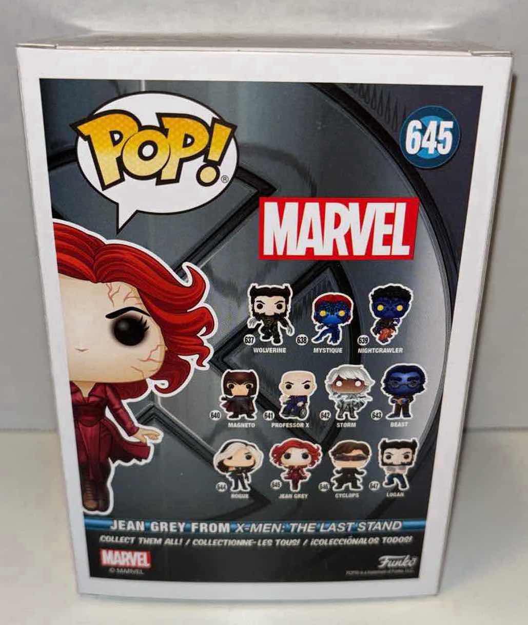 Photo 5 of NEW FUNKO POP! MARVEL BOBBLE-HEAD VINYL FIGURE, #645 JEAN GREY