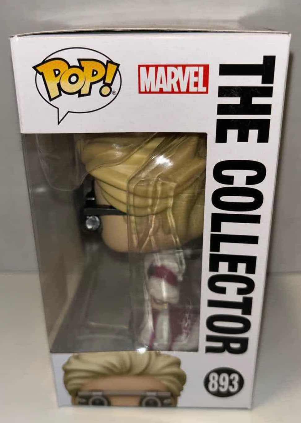 Photo 4 of NEW FUNKO POP! MARVEL STUDIOS WHAT IF…? BOBBLE-HEAD VINYL FIGURE, #893 THE COLLECTOR (EXCLUSIVE MARVEL COLLECTOR CORPS)