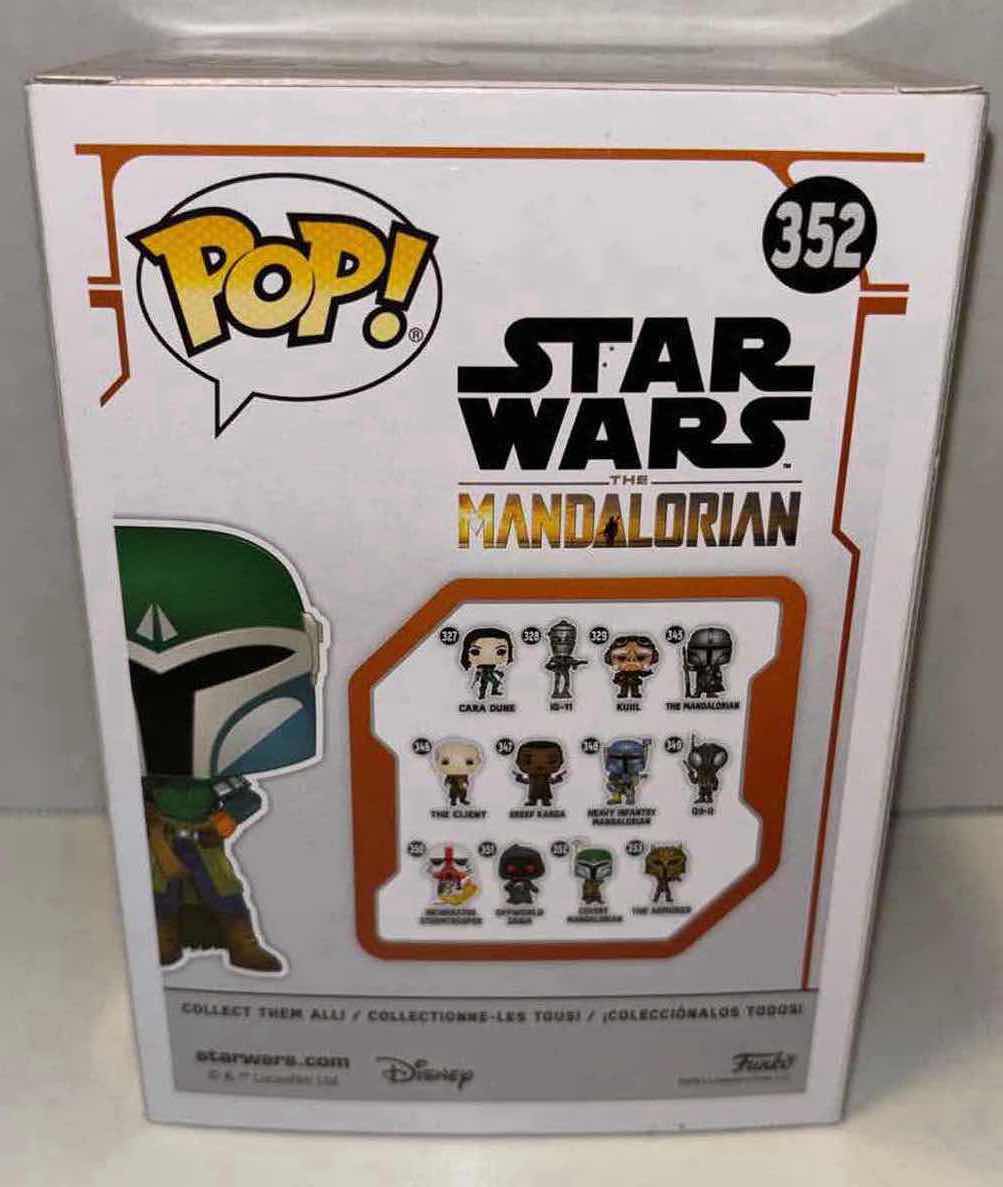 Photo 5 of NEW FUNKO POP! STAR WARS THE MANDALORIAN BOBBLE-HEAD VINYL FIGURE, #352 COVERT MANDALORIAN