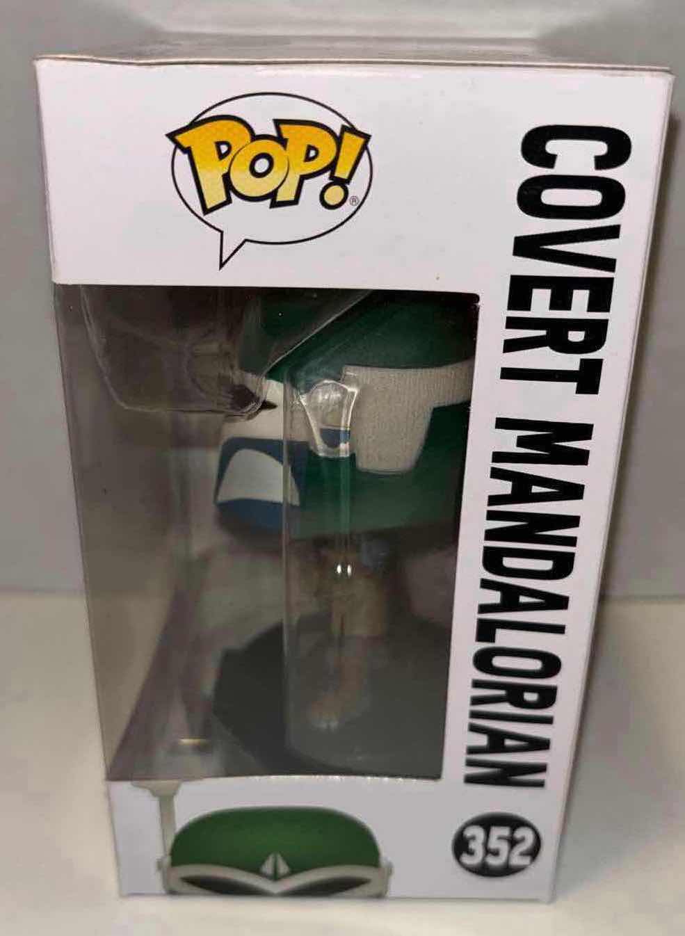 Photo 4 of NEW FUNKO POP! STAR WARS THE MANDALORIAN BOBBLE-HEAD VINYL FIGURE, #352 COVERT MANDALORIAN