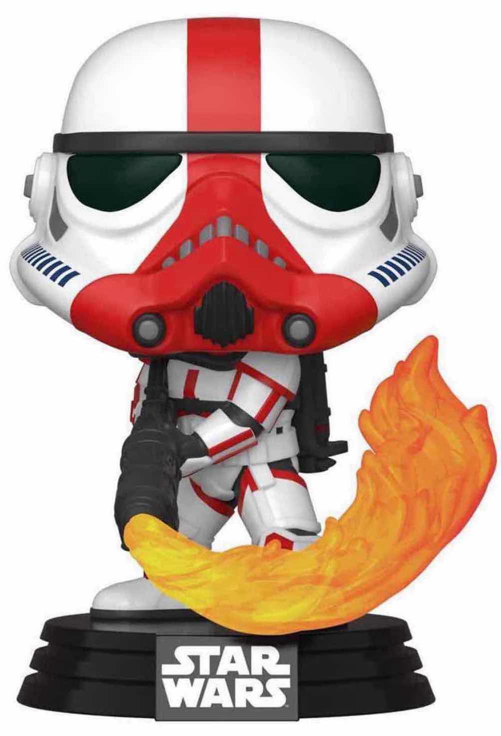 Photo 1 of NEW FUNKO POP! STAR WARS THE MANDALORIAN BOBBLE-HEAD VINYL FIGURE, #350 INCINERATOR STORMTROOPER