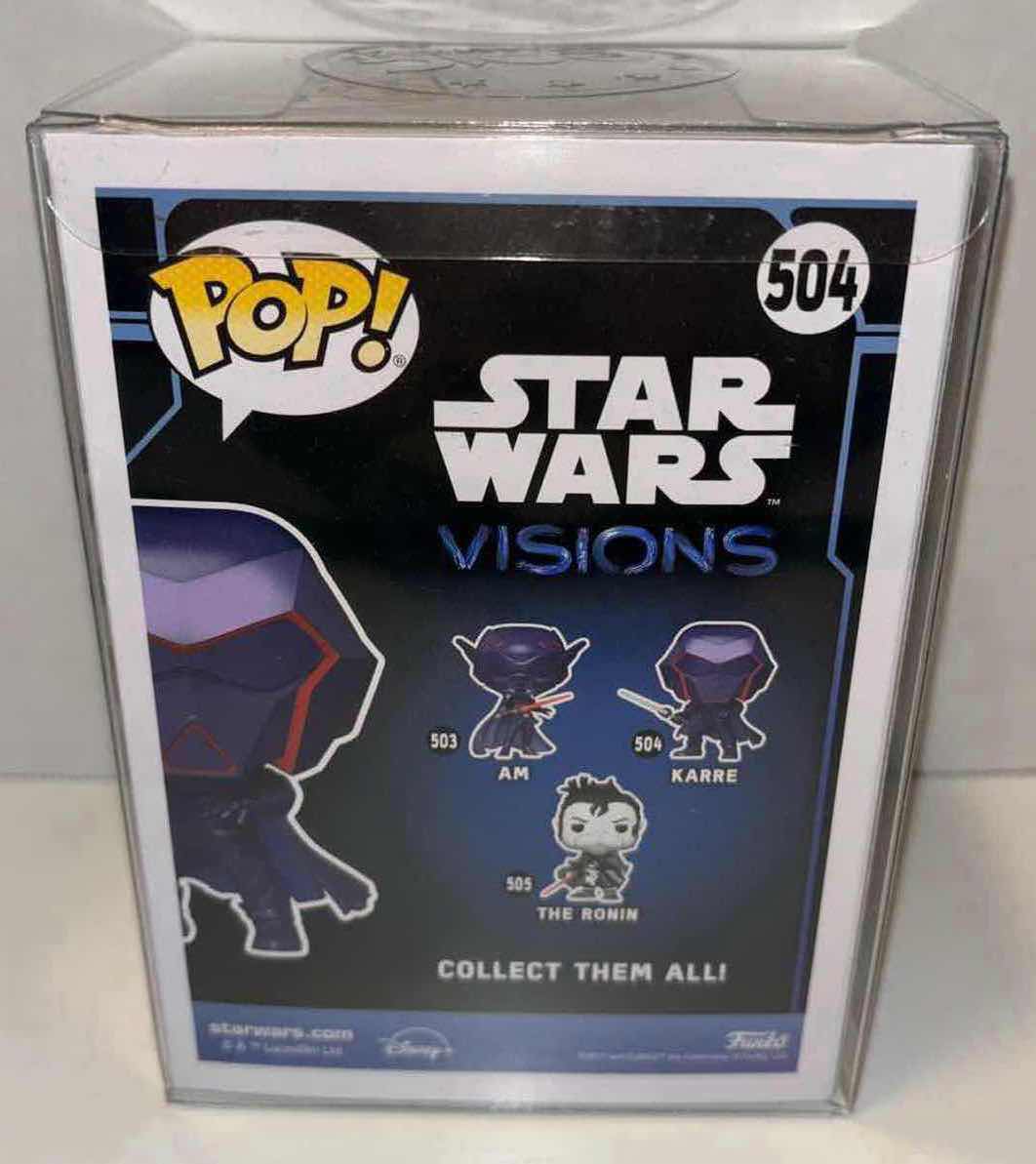 Photo 5 of NEW FUNKO POP! STAR WARS SPECIAL EDITION GLOW IN THE DARK BOBBLE-HEAD VINYL FIGURE, #504 KARRE IN CLEAR PLASTIC PROTECTIVE CASE