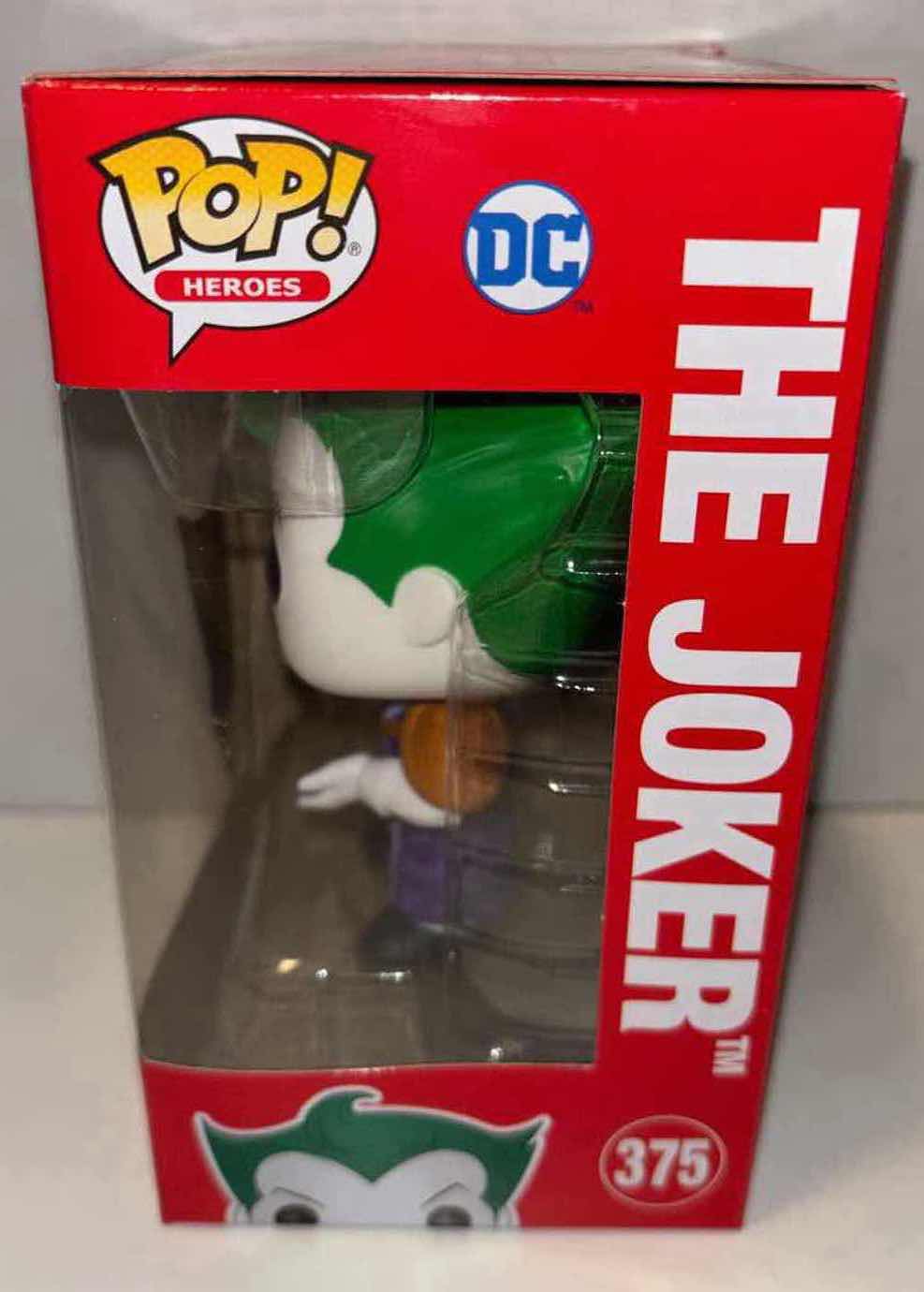 Photo 4 of NEW FUNKO POP! HEROES DC VINYL FIGURE, #375 THE JOKER