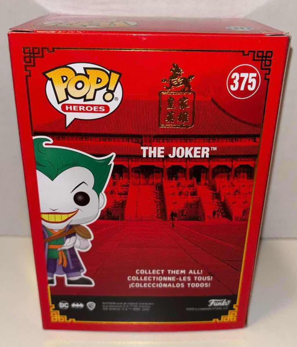 Photo 5 of NEW FUNKO POP! HEROES DC VINYL FIGURE, #375 THE JOKER