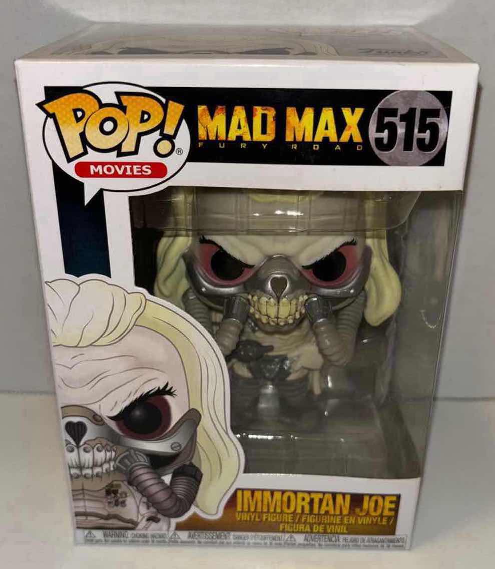 Photo 2 of NEW FUNKO POP! MOVIES MAD MAX FURY ROAD VINYL FIGURE, #515 IMMORTAN JOE