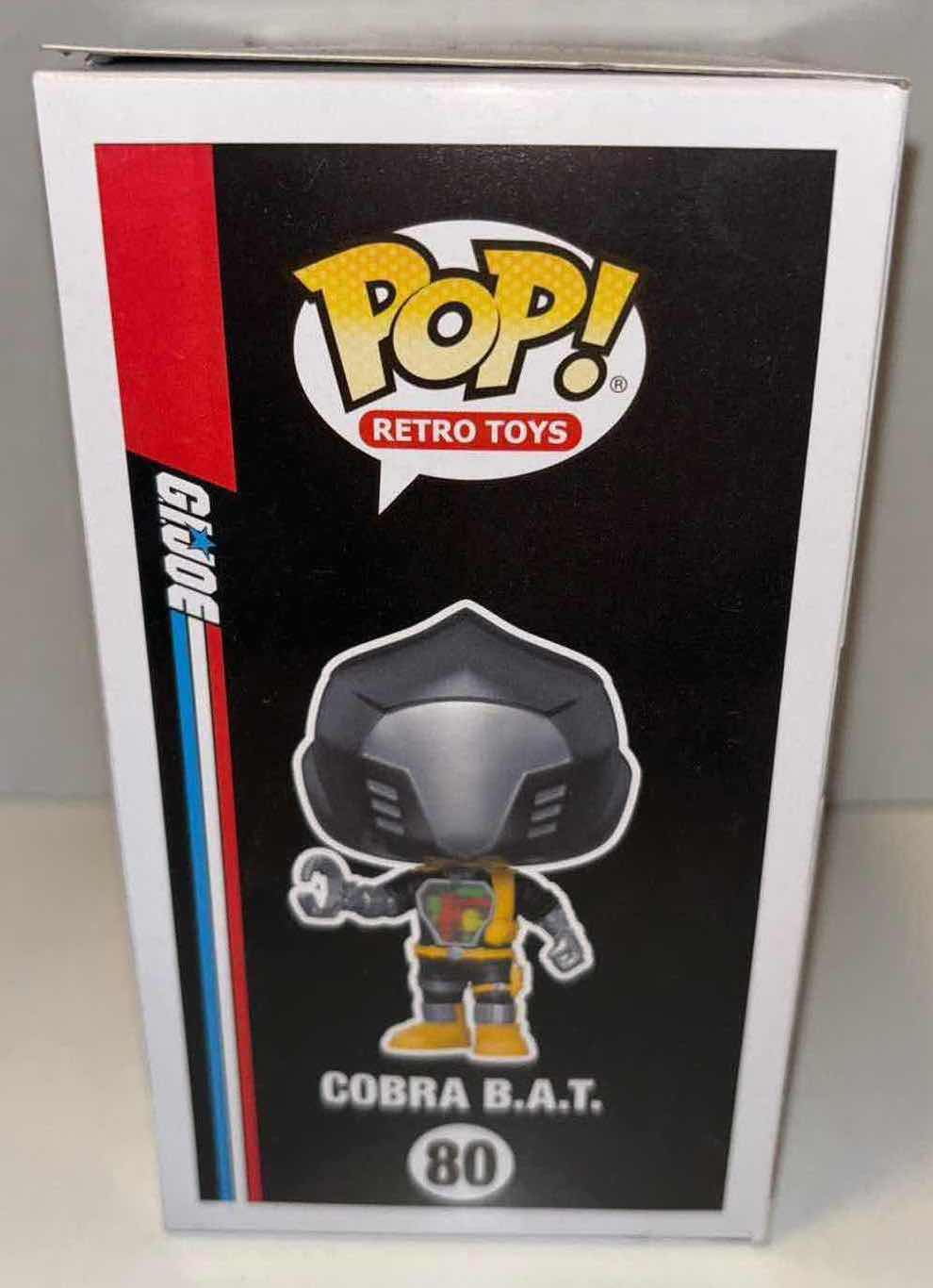 Photo 3 of NEW FUNKO POP! RETRO TOYS G.I. JOE 2021 SUMMER CONVENTION LIMITED EDITION VINYL FIGURE, #80 COBRA B.A.T.