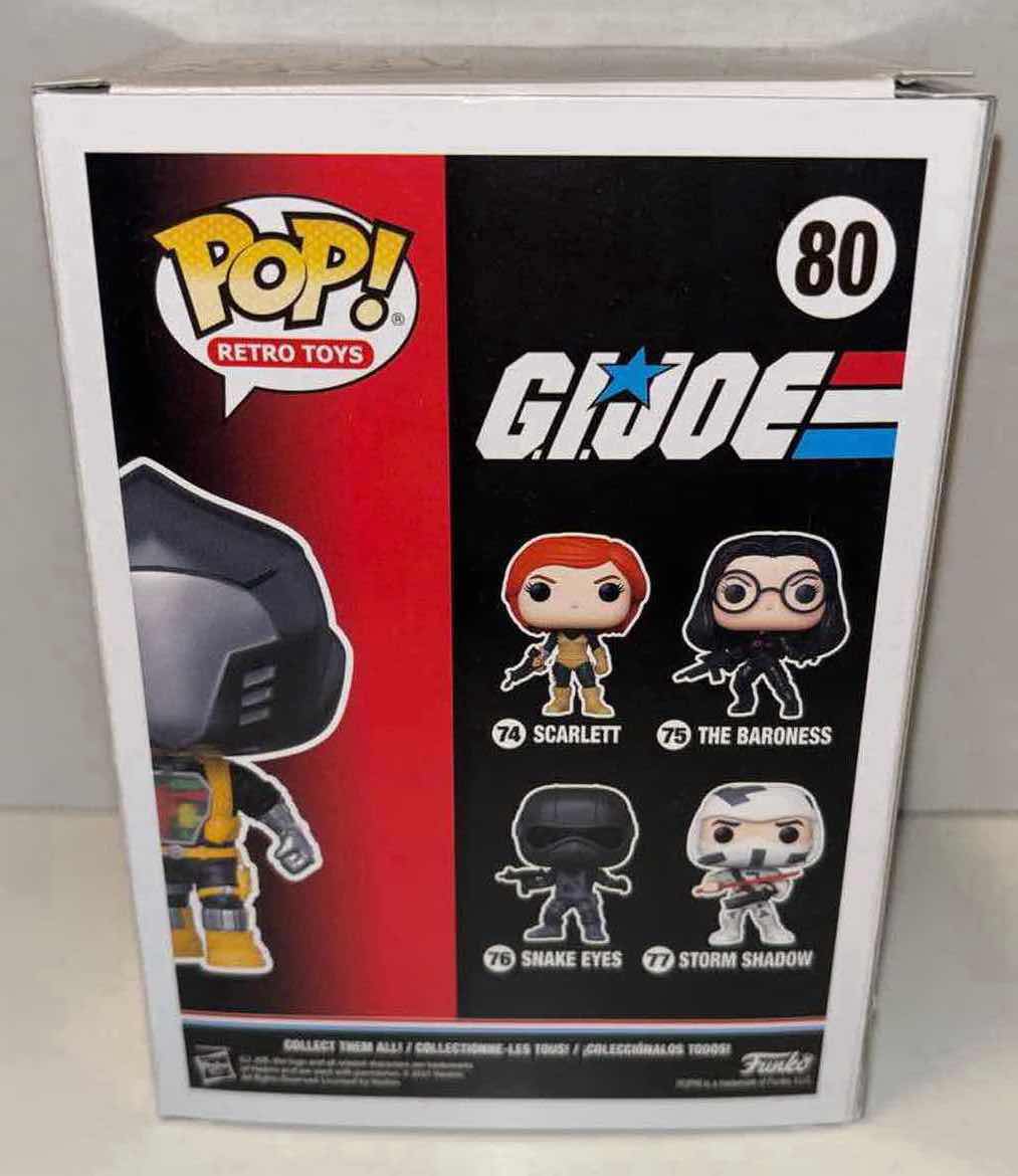 Photo 5 of NEW FUNKO POP! RETRO TOYS G.I. JOE 2021 SUMMER CONVENTION LIMITED EDITION VINYL FIGURE, #80 COBRA B.A.T.