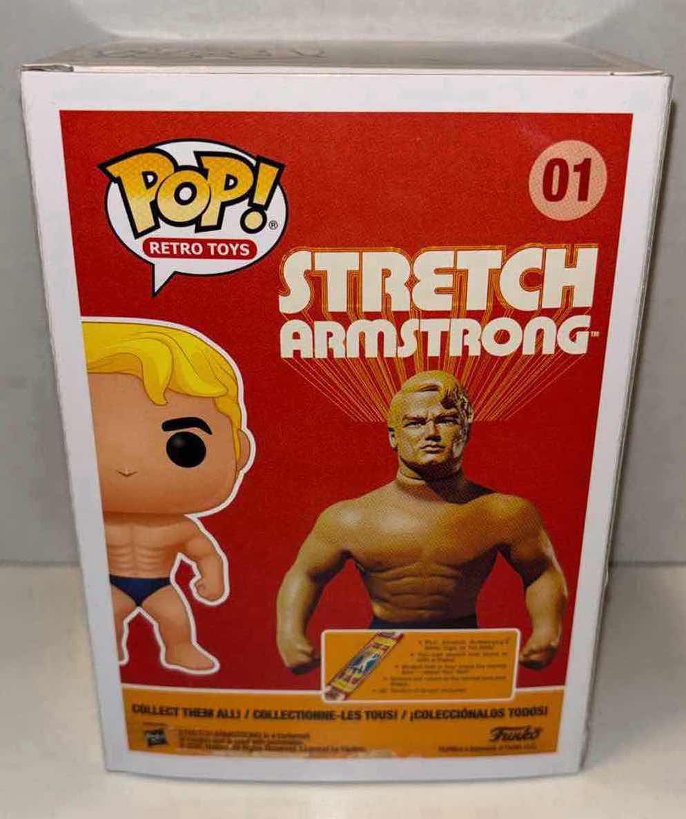 Photo 5 of NEW FUNKO POP! RETRO TOYS STRETCH ARMSTRONG VINYL FIGURE, #01 STRETCH ARMSTRONG