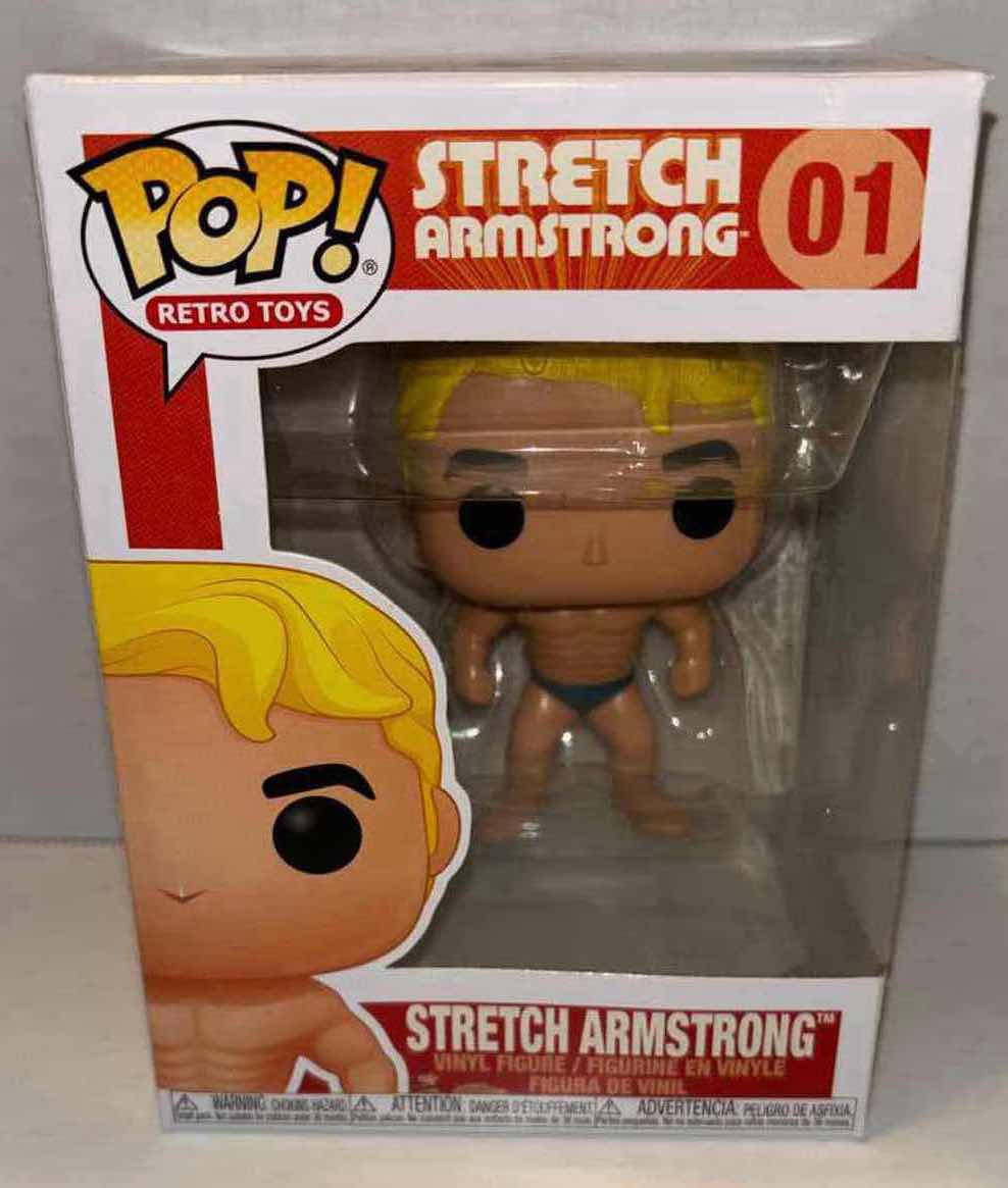 Photo 2 of NEW FUNKO POP! RETRO TOYS STRETCH ARMSTRONG VINYL FIGURE, #01 STRETCH ARMSTRONG