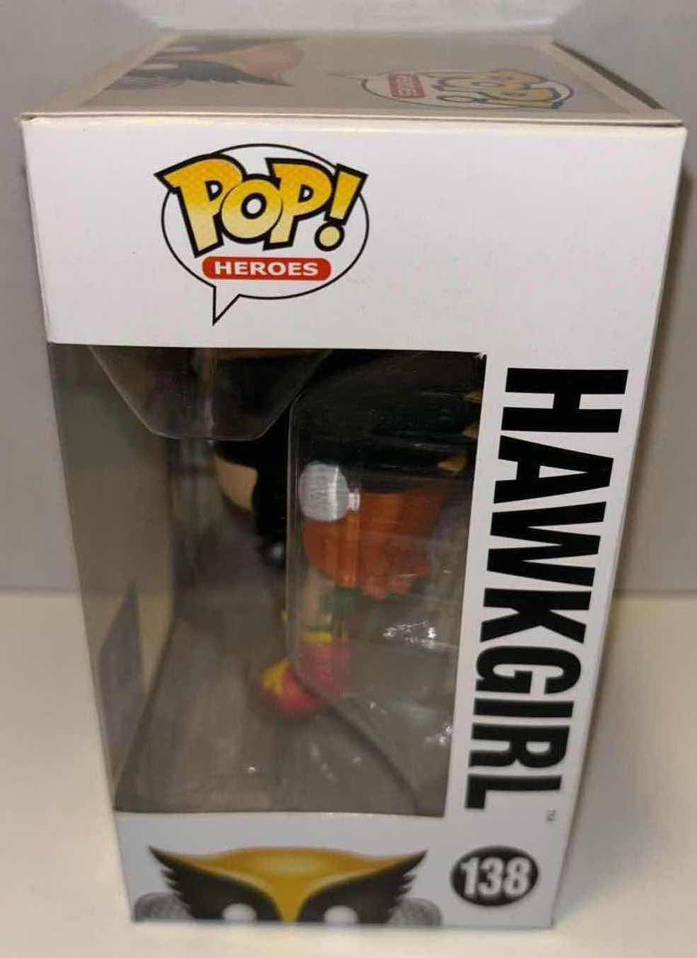 Photo 4 of NEW FUNKO POP! HEROES DC SUPER HEROES EXCLUSIVE DC COMICS LEGION OF COLLECTORS VINYL FIGURE, #138 HAWKGIRL