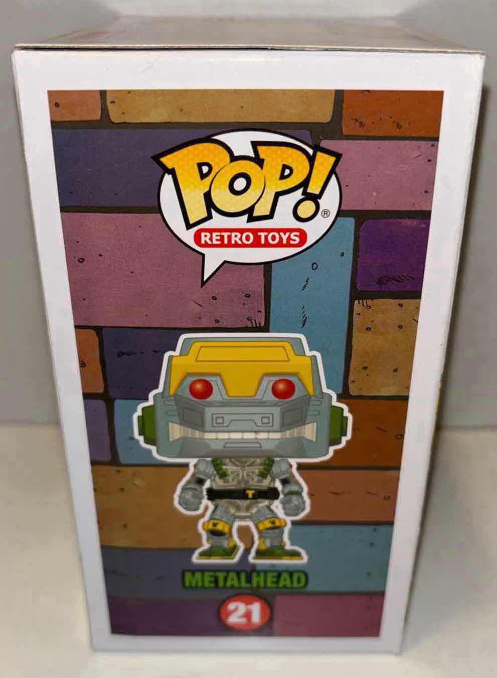 Photo 3 of NEW FUNKO POP! RETRO TOYS TARGET EXCLUSIVE VINYL FIGURE, TEENAGE MUTANT NINJA TURTLES #21 METALHEAD