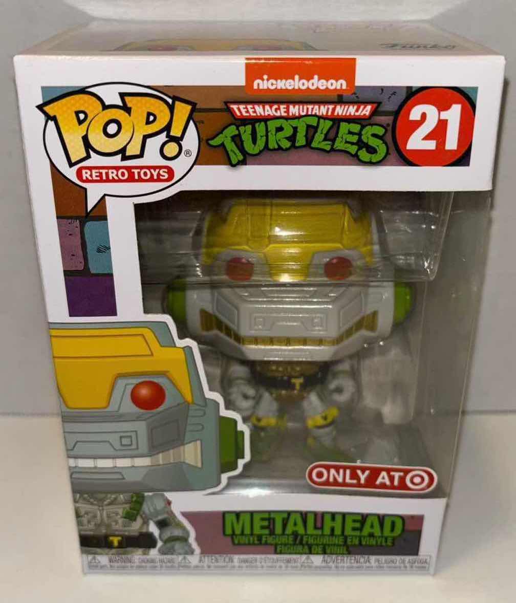 Photo 2 of NEW FUNKO POP! RETRO TOYS TARGET EXCLUSIVE VINYL FIGURE, TEENAGE MUTANT NINJA TURTLES #21 METALHEAD