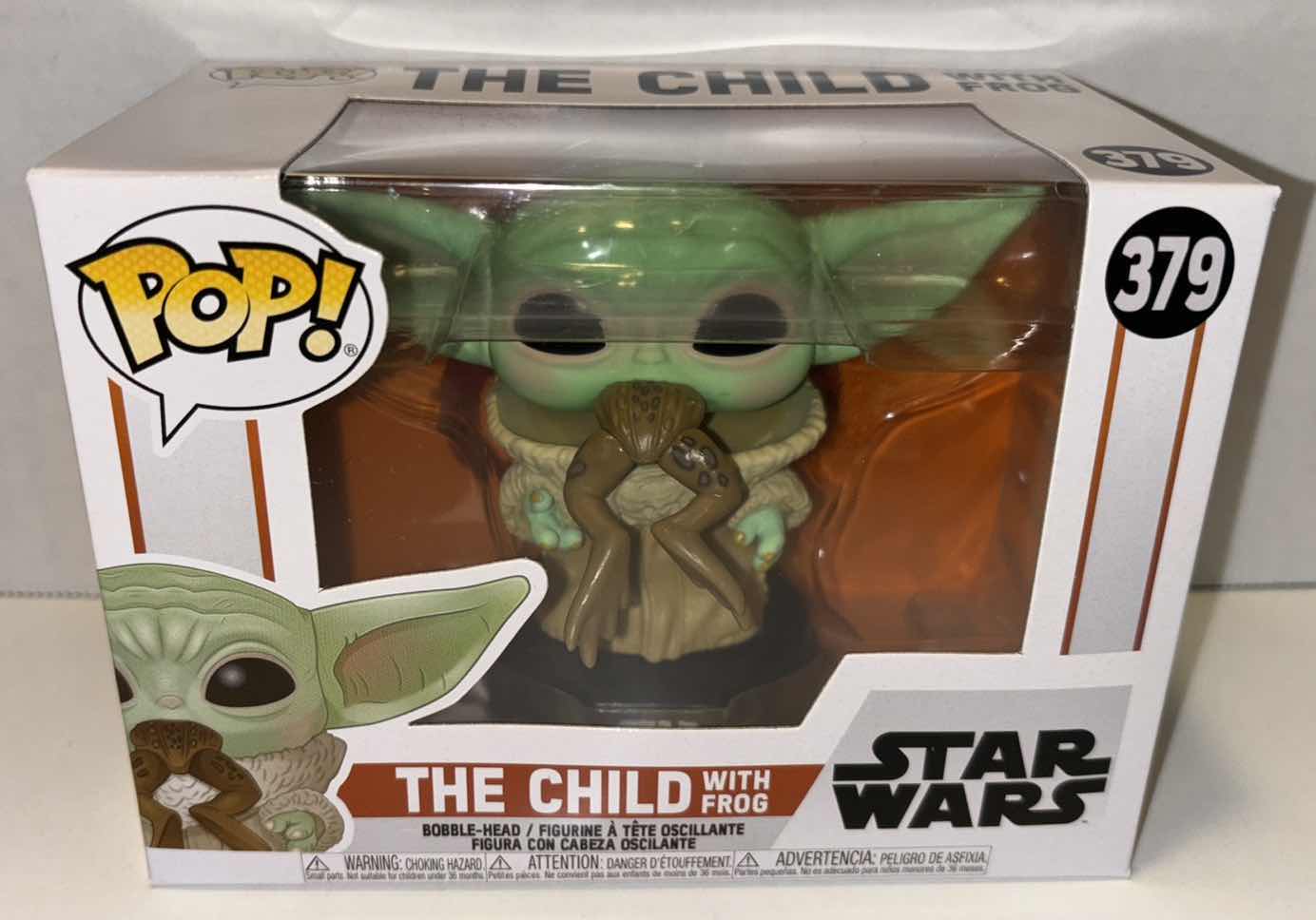 Photo 2 of NEW FUNKO POP! STAR WARS 2-PACK, #379 “THE CHILD WITH FROG” BOBBLE-HEAD FIGURE & “MOFF GIDEON” POCKET POP! KEYCHAIN