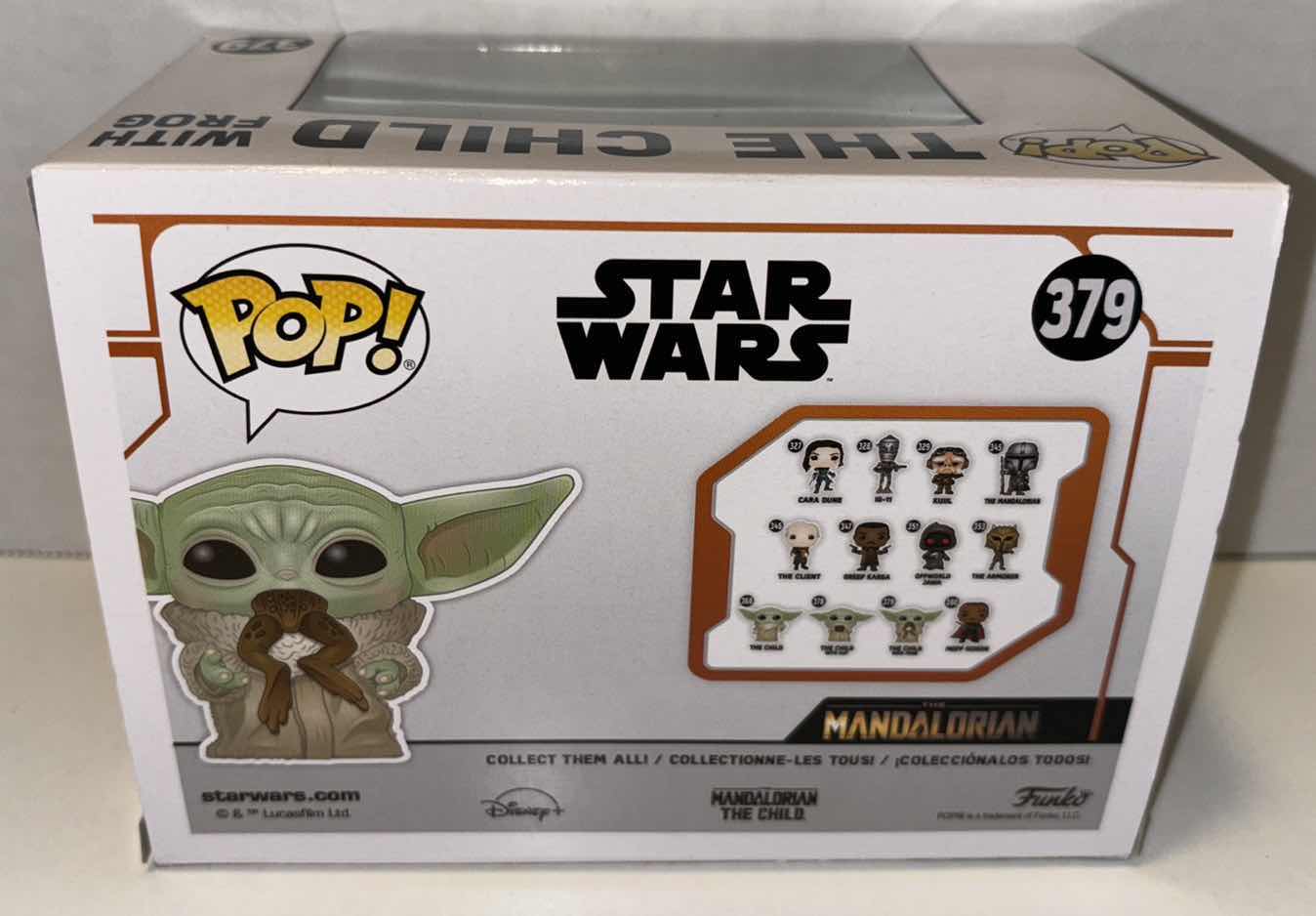 Photo 4 of NEW FUNKO POP! STAR WARS 2-PACK, #379 “THE CHILD WITH FROG” BOBBLE-HEAD FIGURE & “MOFF GIDEON” POCKET POP! KEYCHAIN