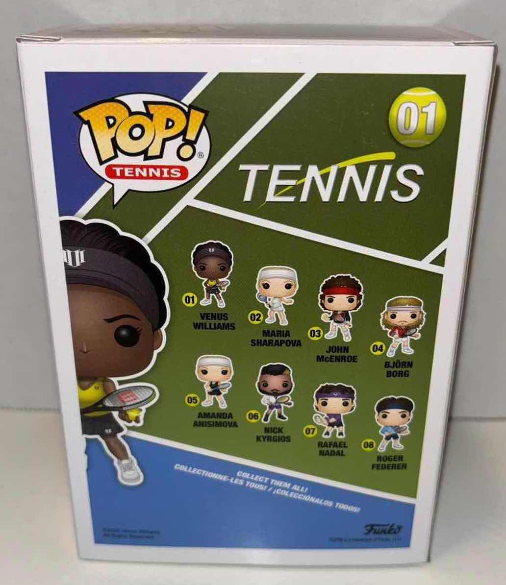 Photo 5 of NEW FUNKO POP! TENNIS VINYL FIGURE, #01 VENUS WILLIAMS