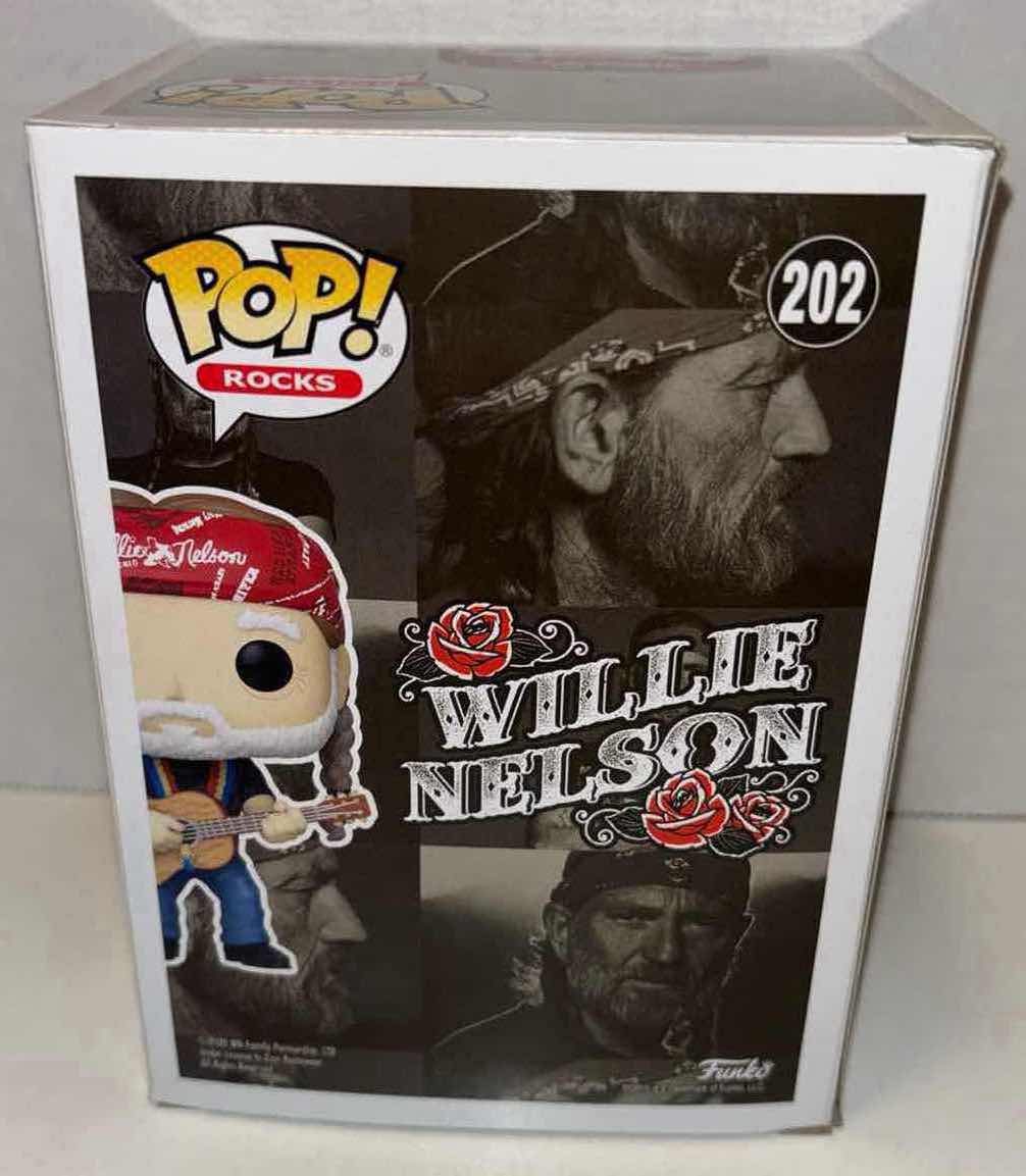 Photo 5 of NEW FUNKO POP! ROCKS VINYL FIGURE, #202 WILLIE NELSON