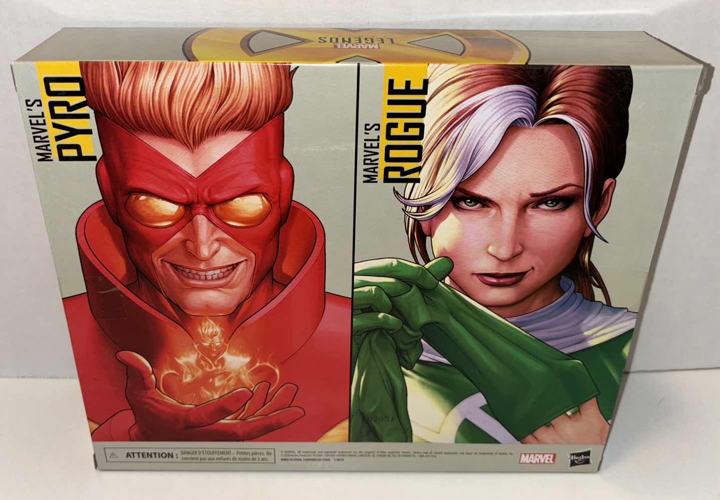 Photo 4 of NEW HASBRO MARVEL LEGENDS SERIES 2-PACK ACTION FIGURE & ACCESSORIES SET, “MARVEL’S ROGUE & MARVEL’S PYRO”