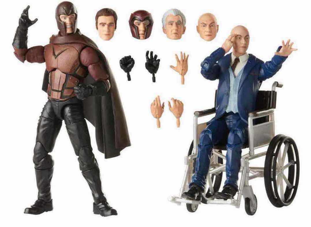 Photo 1 of NEW HASBRO MARVEL LEGENDS SERIES 2-PACK ACTION FIGURE & ACCESSORIES SET, “MAGNETO & PROFESSOR X”