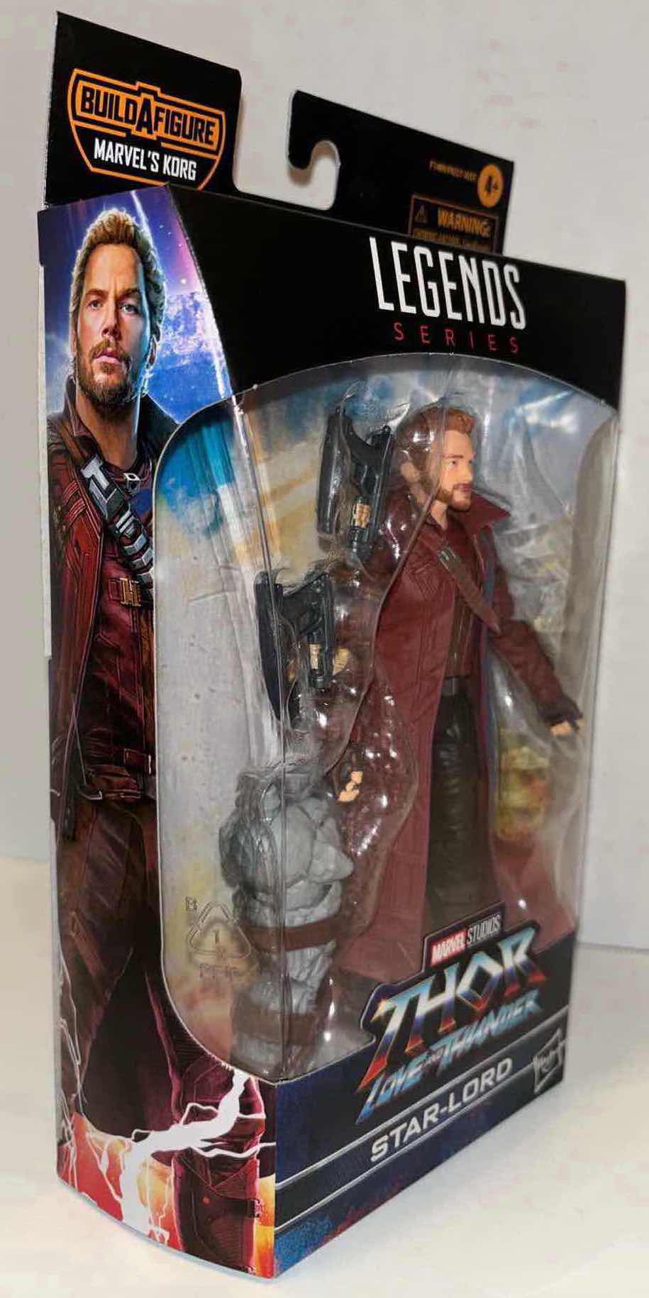 Photo 2 of NEW HASBRO MARVEL STUDIOS LEGENDS SERIES THOR LOVE AND THUNDER ACTION FIGURE & ACCESSORIES, “STAR-LORD”