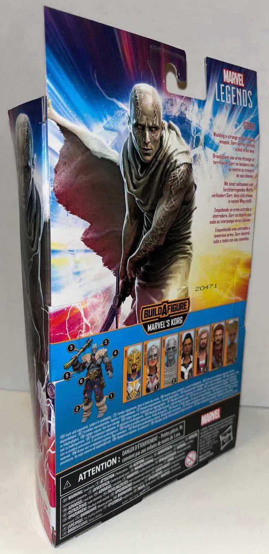 Photo 3 of NEW HASBRO MARVEL STUDIOS LEGENDS SERIES THOR LOVE AND THUNDER ACTION FIGURE & ACCESSORIES, “GORR”