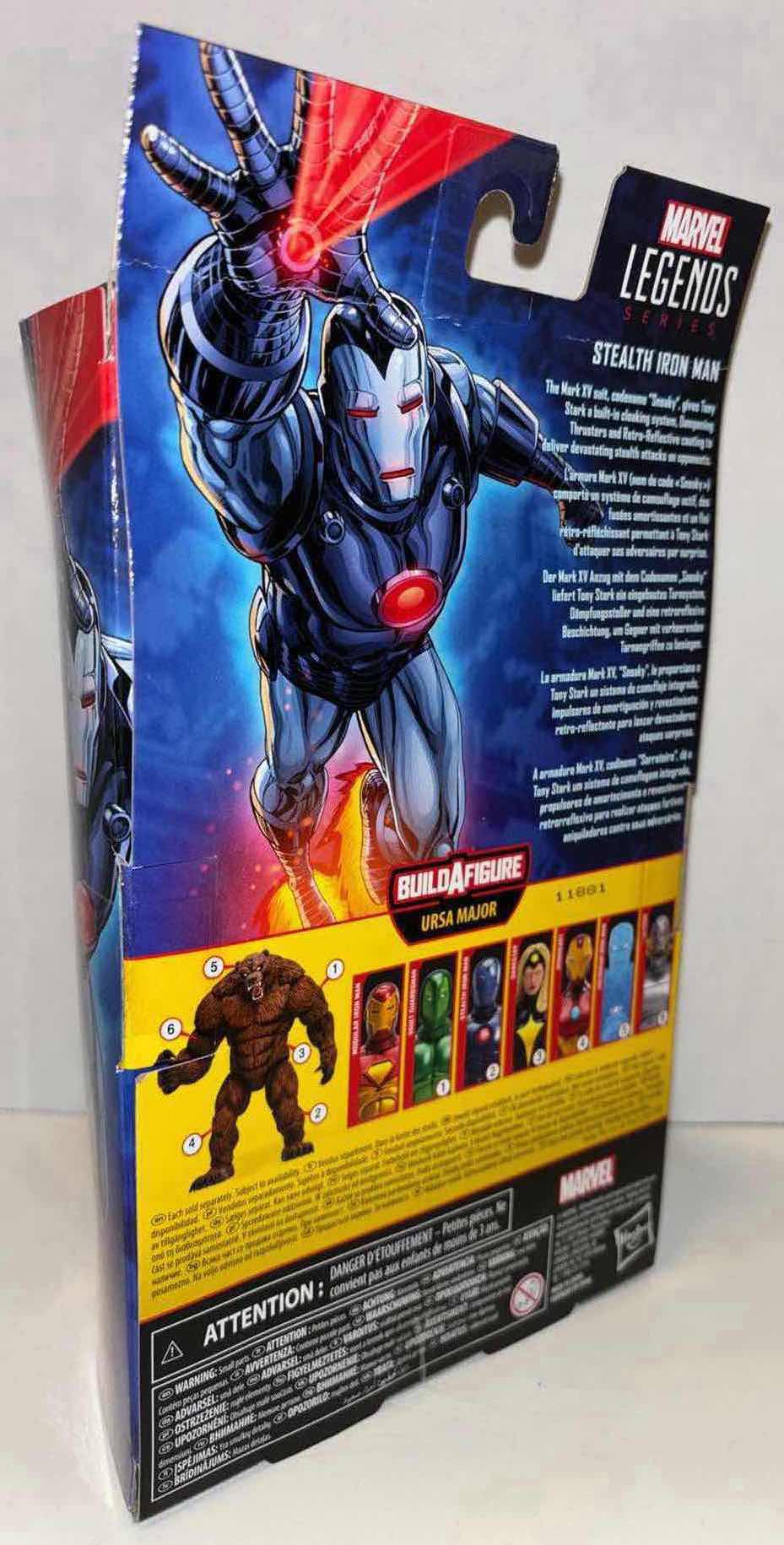 Photo 3 of NEW HASBRO MARVEL IRON MAN LEGENDS SERIES ACTION FIGURE & ACCESSORIES, “STEALTH IRON MAN”