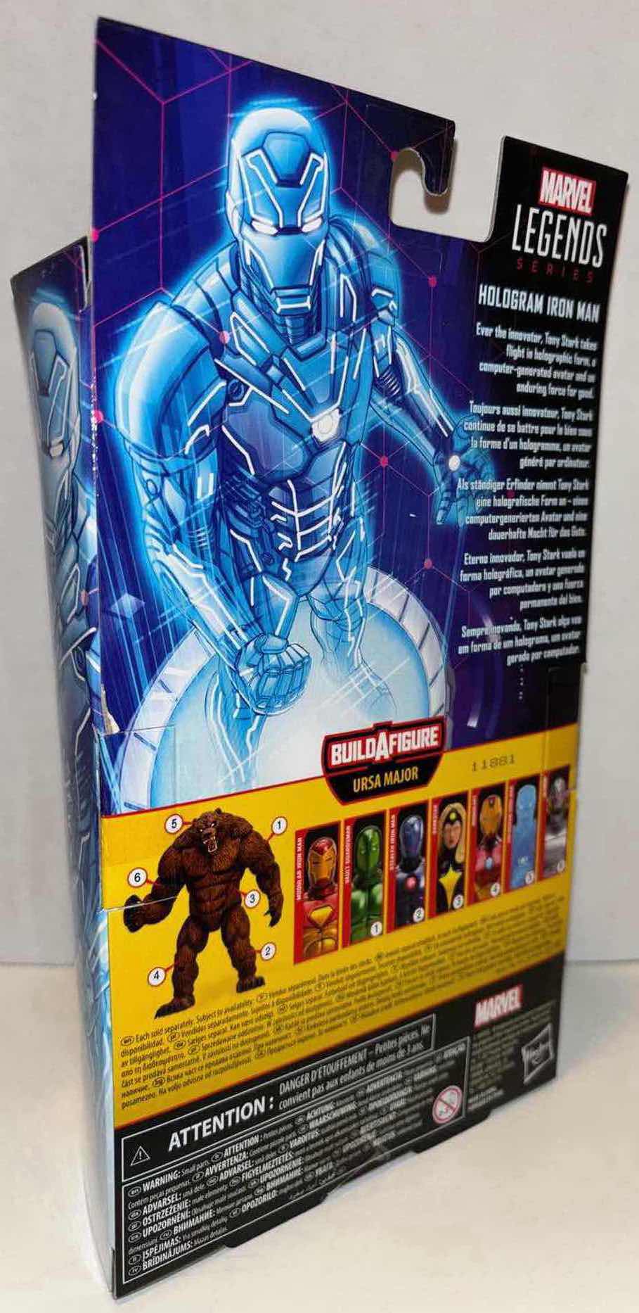 Photo 3 of NEW HASBRO MARVEL IRON MAN LEGENDS SERIES ACTION FIGURE & ACCESSORIES, “HOLOGRAM IRON MAN”