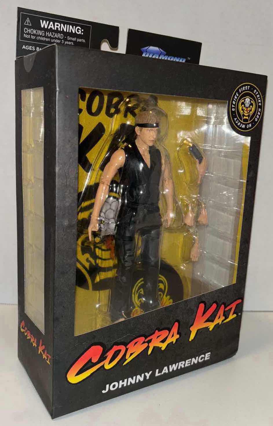 Photo 1 of NEW DIAMOND SELECTS TOYS COBRA KAI SERIES 1 ACTION FIGURE & ACCESSORIES “JOHNNY LAWRENCE”