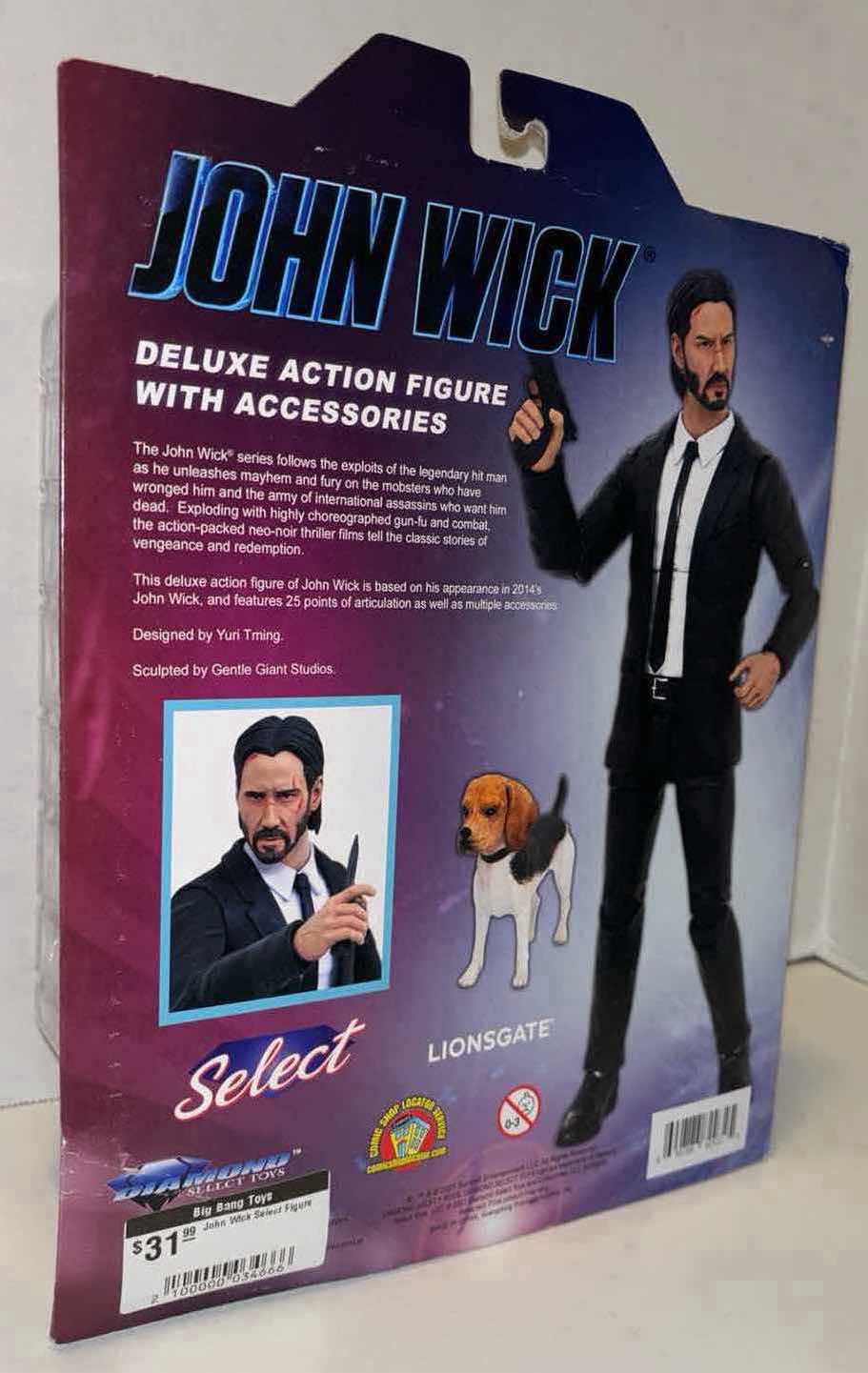 Photo 4 of NEW DIAMOND SELECT TOYS JOHN WICK DELUXE ACTION FIGURE W ACCESSORIES “JOHN WICK SELECT”