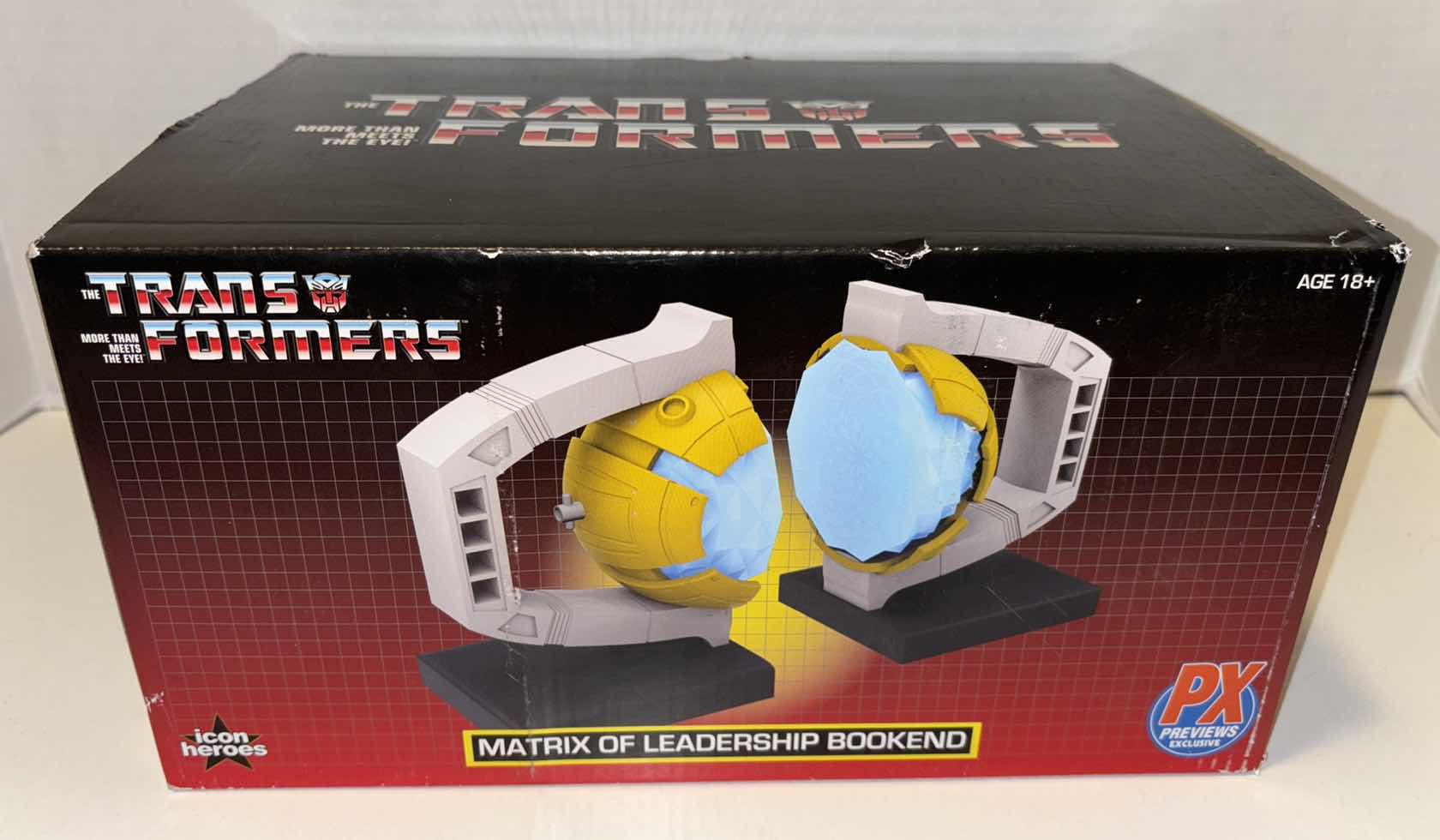 Photo 3 of $70 NEW ICON HEROES THE TRANSFORMERS LIMITED EDITION  MATRIX OF LEADERSHIP BOOKEND (#1246 OF 2000)