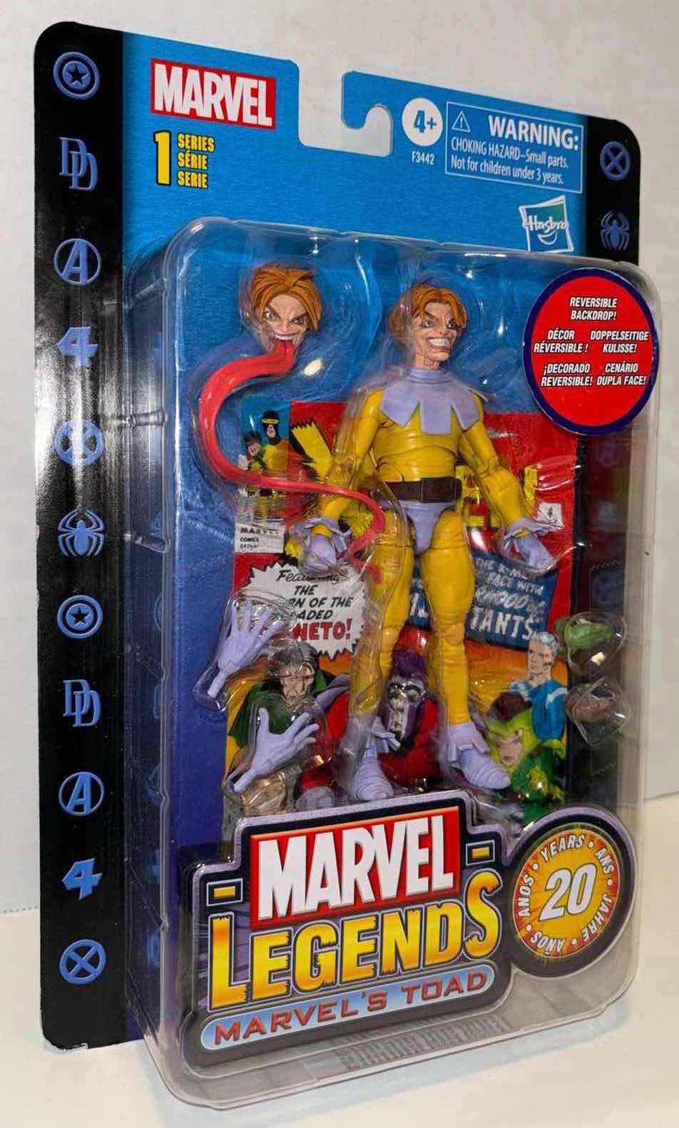 Photo 2 of NEW HASBRO MARVEL LEGENDS 20 YEAR ANNIVERSARY SERIES 1 “MARVEL’S TOAD” ACTION FIGURE & ACCESSORIES