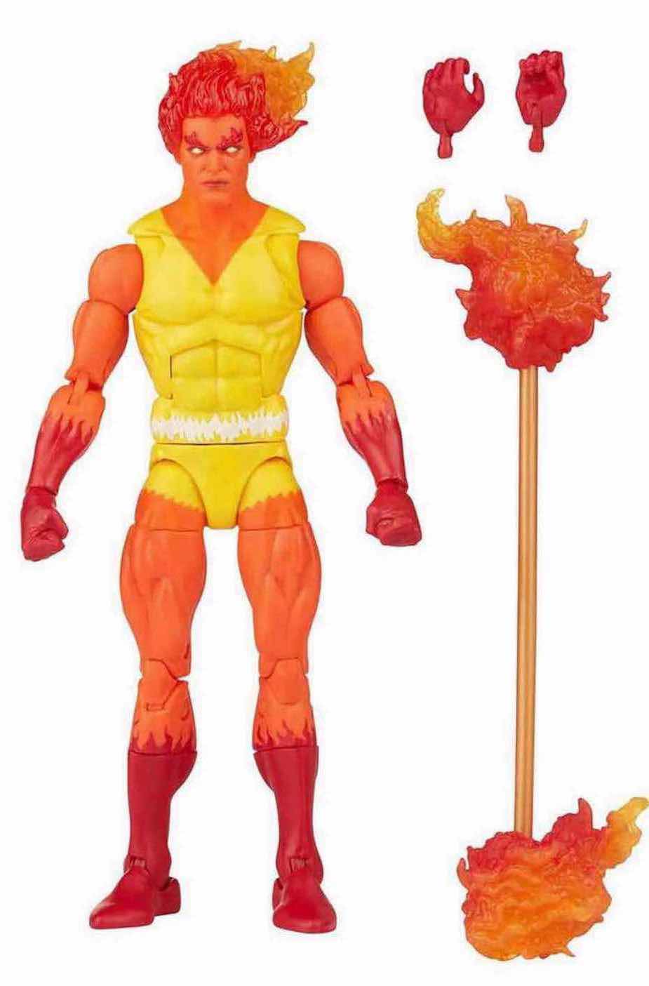 Photo 1 of NEW HASBRO MARVEL COMICS RETRO FANTASTIC FOUR ACTION FIGURE & ACCESSORIES “FIRELORD”