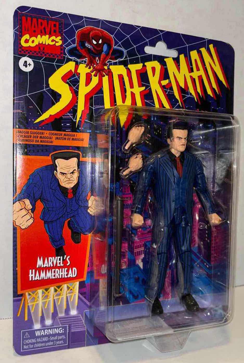 Photo 1 of NEW HASBRO MARVEL COMICS RETRO SPIDER-MAN ACTION FIGURE & ACCESSORIES “MARVEL’S HAMMERHEAD”