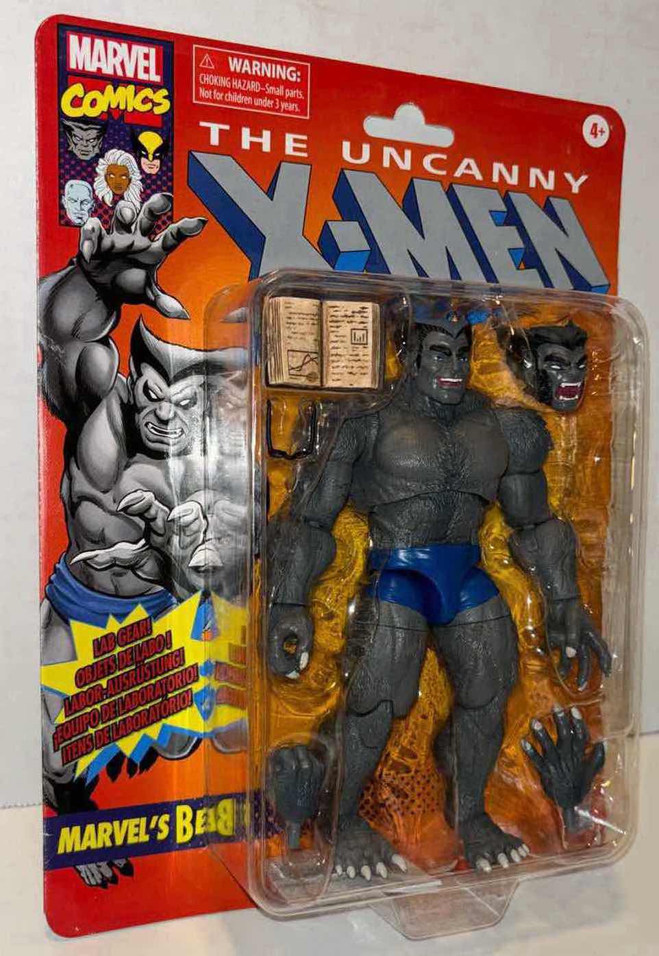 Photo 1 of NEW HASBRO MARVEL COMICS THE UNCANNY X-MEN RETRO ACTION FIGURE & ACCESSORIES “MARVEL’S BEAST”