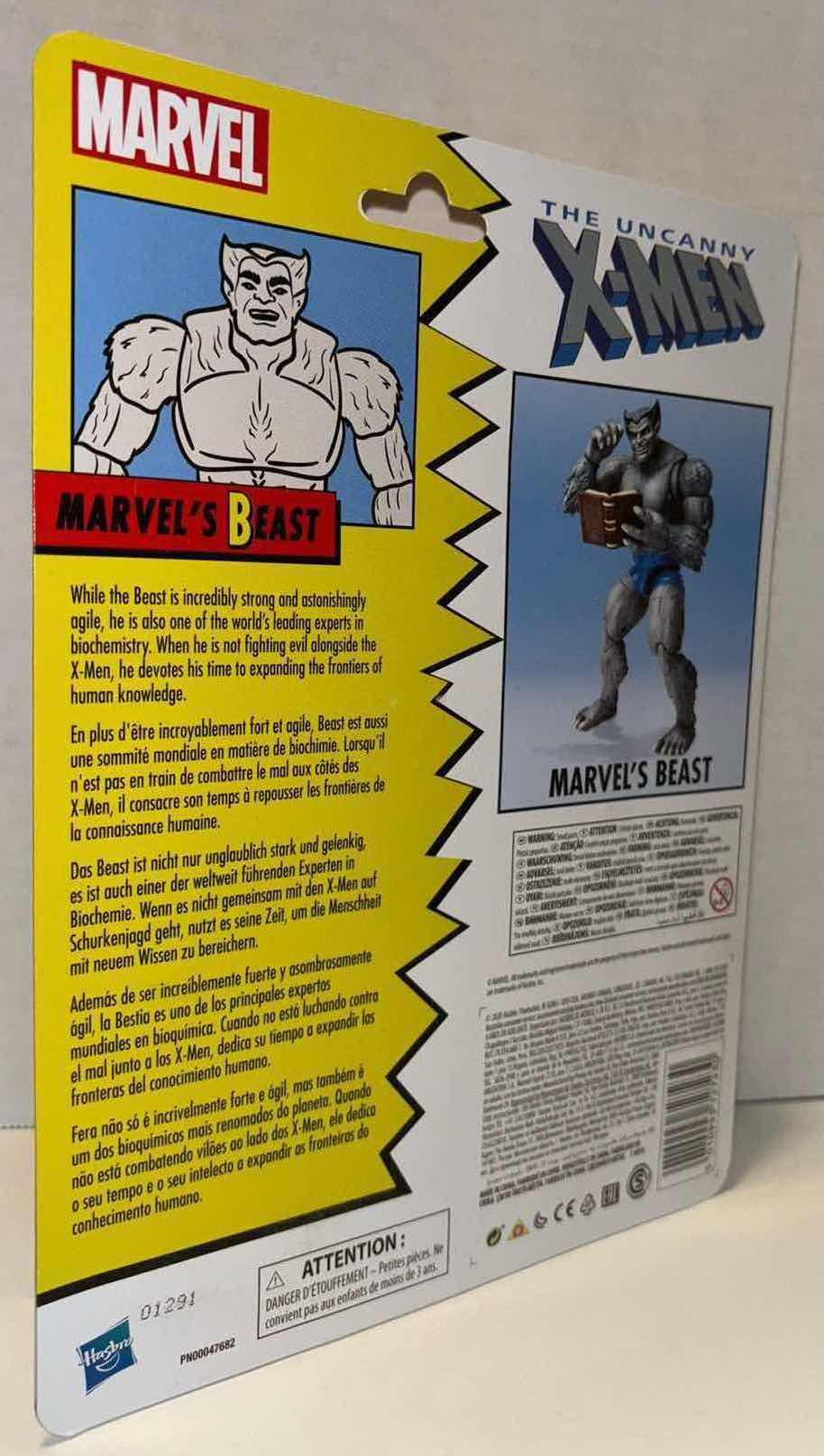 Photo 2 of NEW HASBRO MARVEL COMICS THE UNCANNY X-MEN RETRO ACTION FIGURE & ACCESSORIES “MARVEL’S BEAST”