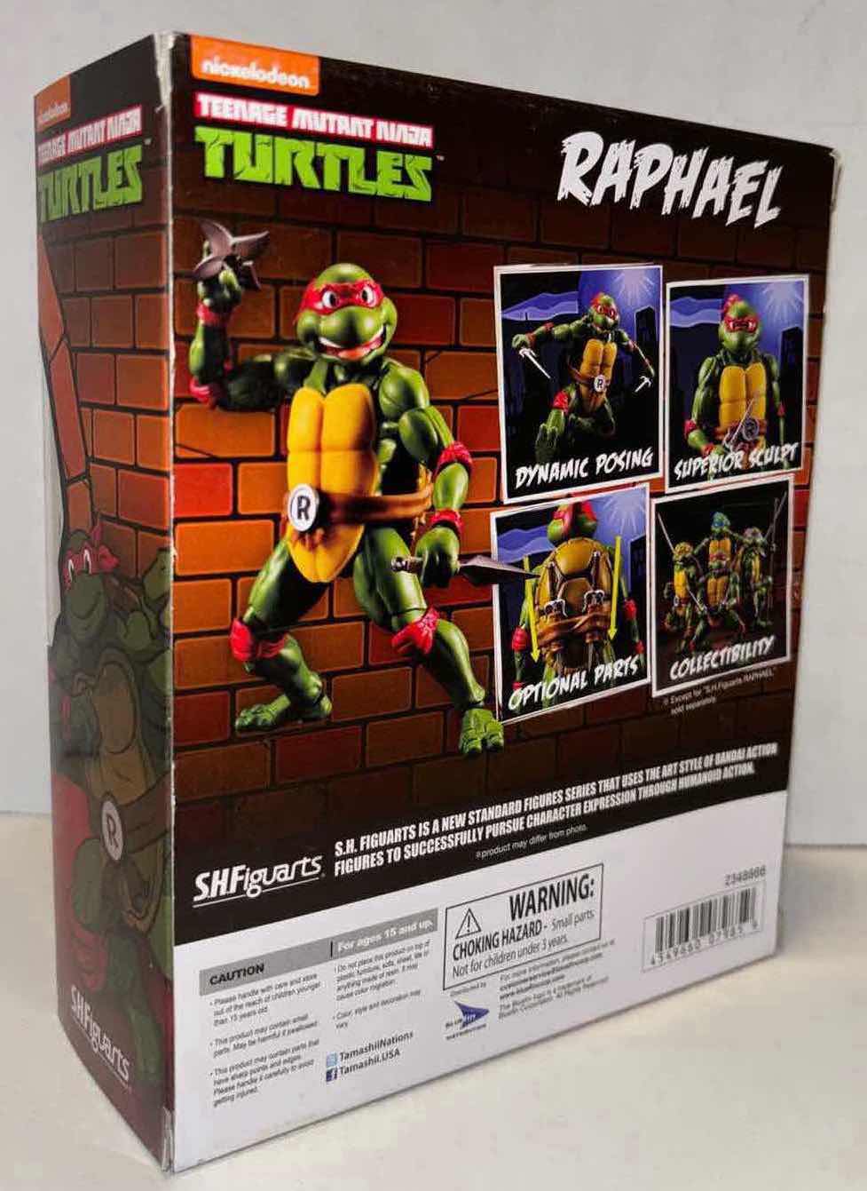 Photo 3 of NEW BANDAI TAMASHII NATIONS S.H. FIGUARTS 2016 TEENAGE MUTANT NINJA TURTLES “RAPHAEL” ACTION FIGURE & ACCESSORIES