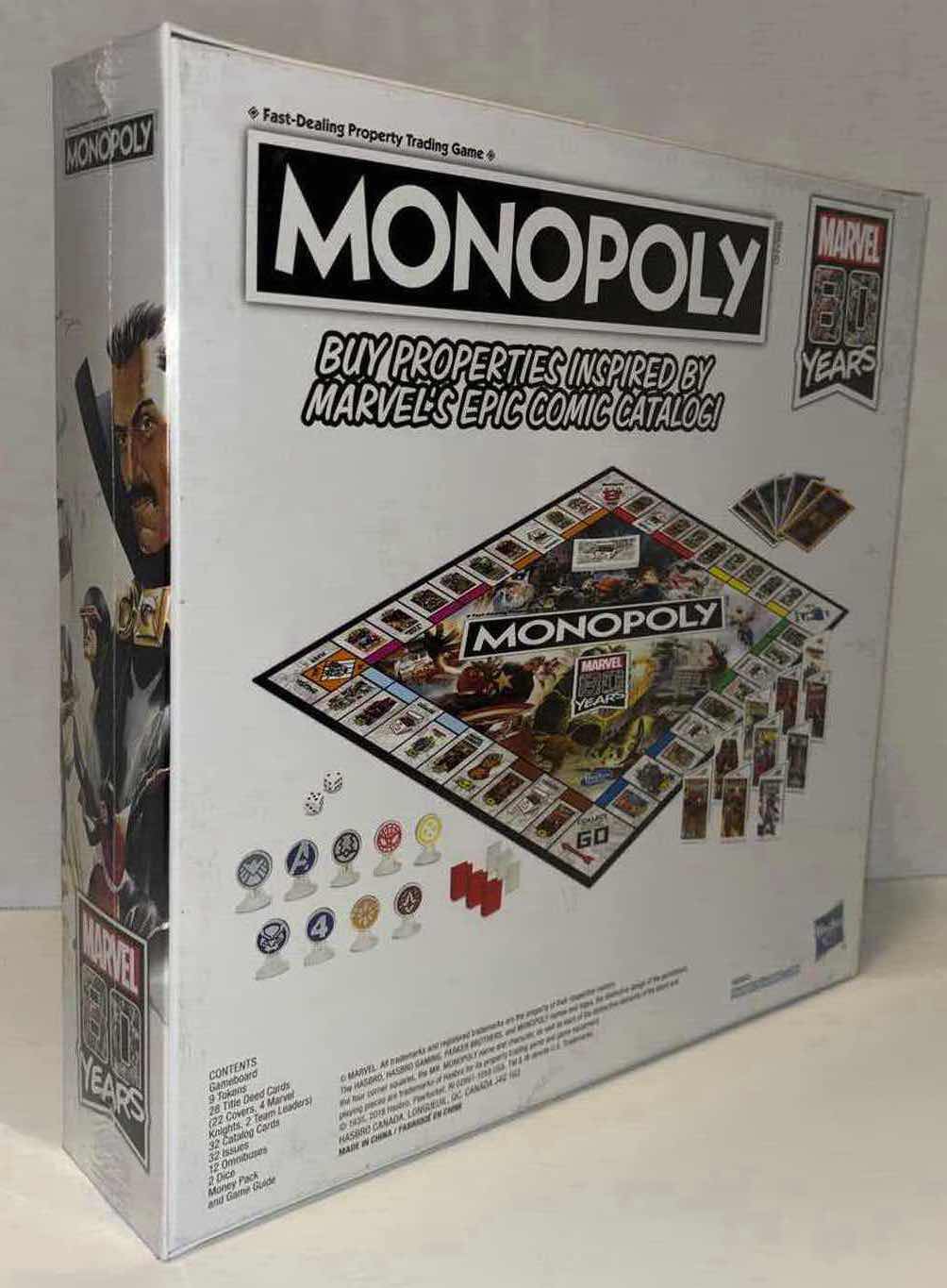 Photo 2 of NEW HASBRO GAMING “MARVEL 80 YEARS” 80TH ANNIVERSARY EDITION MONOPOLY