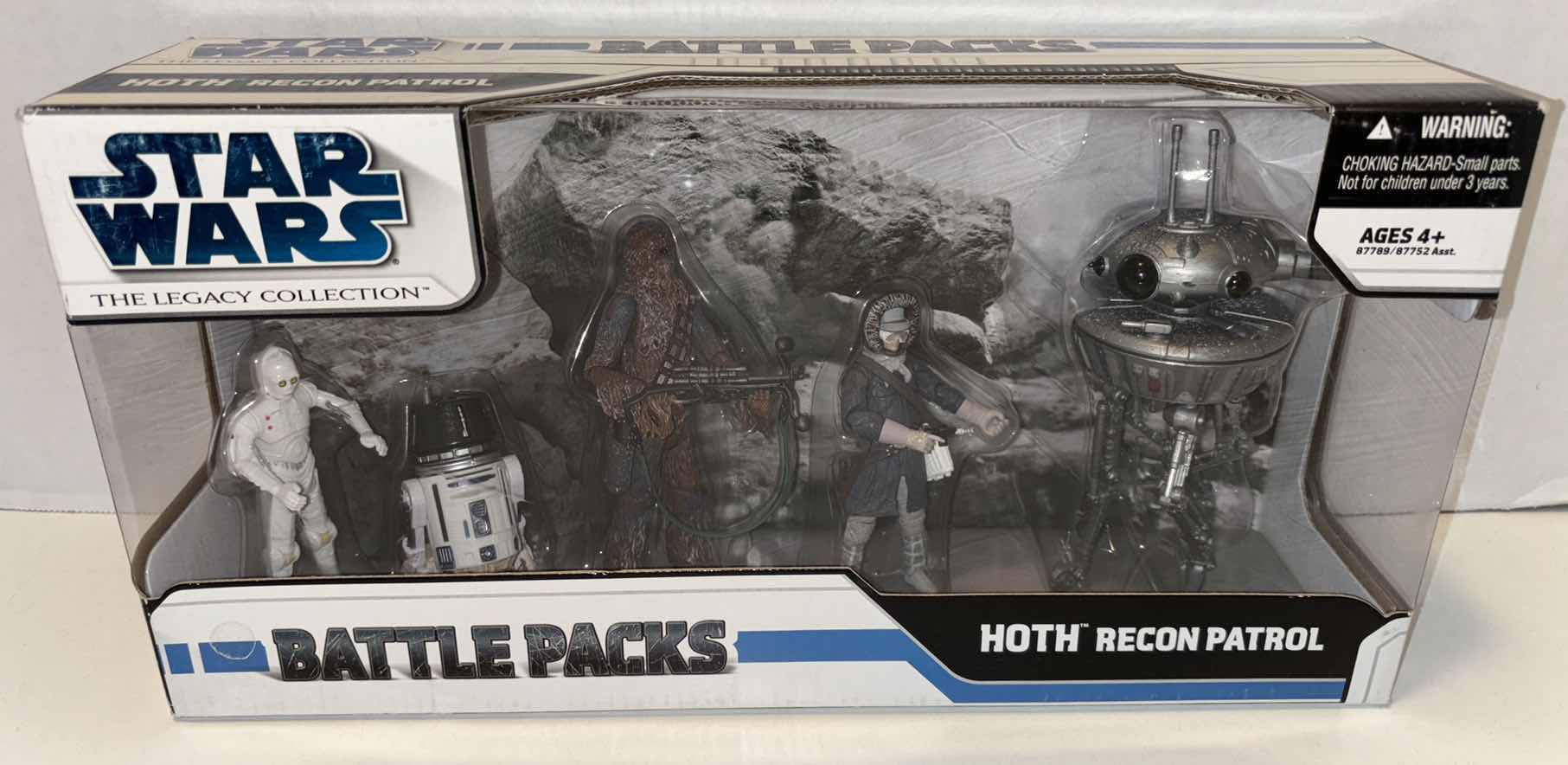 Photo 1 of NEW HASBRO 2008 STAR WARS THE LEGACY COLLECTION BATTLE PACKS “HOTH RECON PATROL” (4-PACK ACTION FIGURE & ACCESSORIES SET)