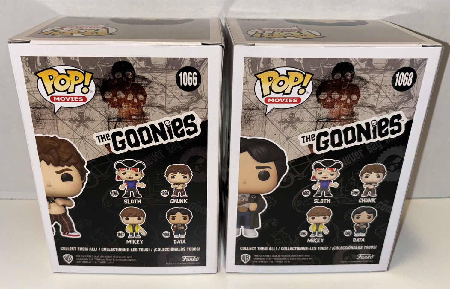 Photo 5 of NEW FUNKO POP!MOVIES 2-PACK VINYL FIGURES, #1066 CHUNK & #1068 DATA