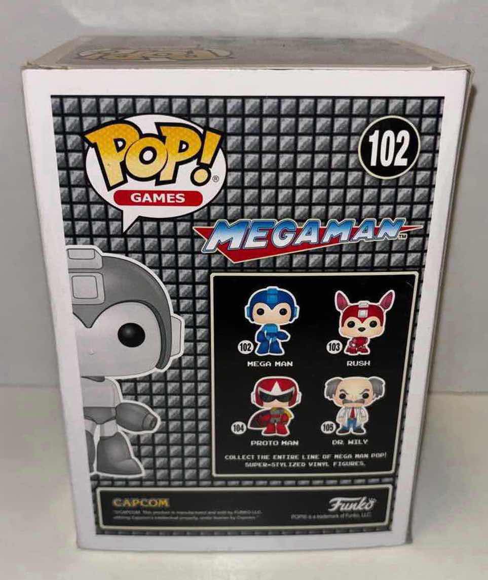 Photo 5 of NEW FUNKO POP! GAMES VINYL FIGURE, GAMESTOP EXCLUSIVE #102 MEGA MAN: RETRO