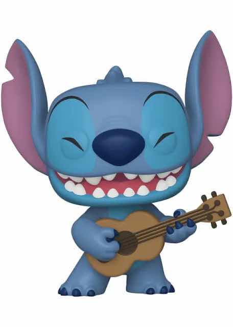 Photo 1 of NEW FUNKO POP! DISNEY LILO & STITCH VINYL FIGURE, #1044 STITCH WITH UKULELE